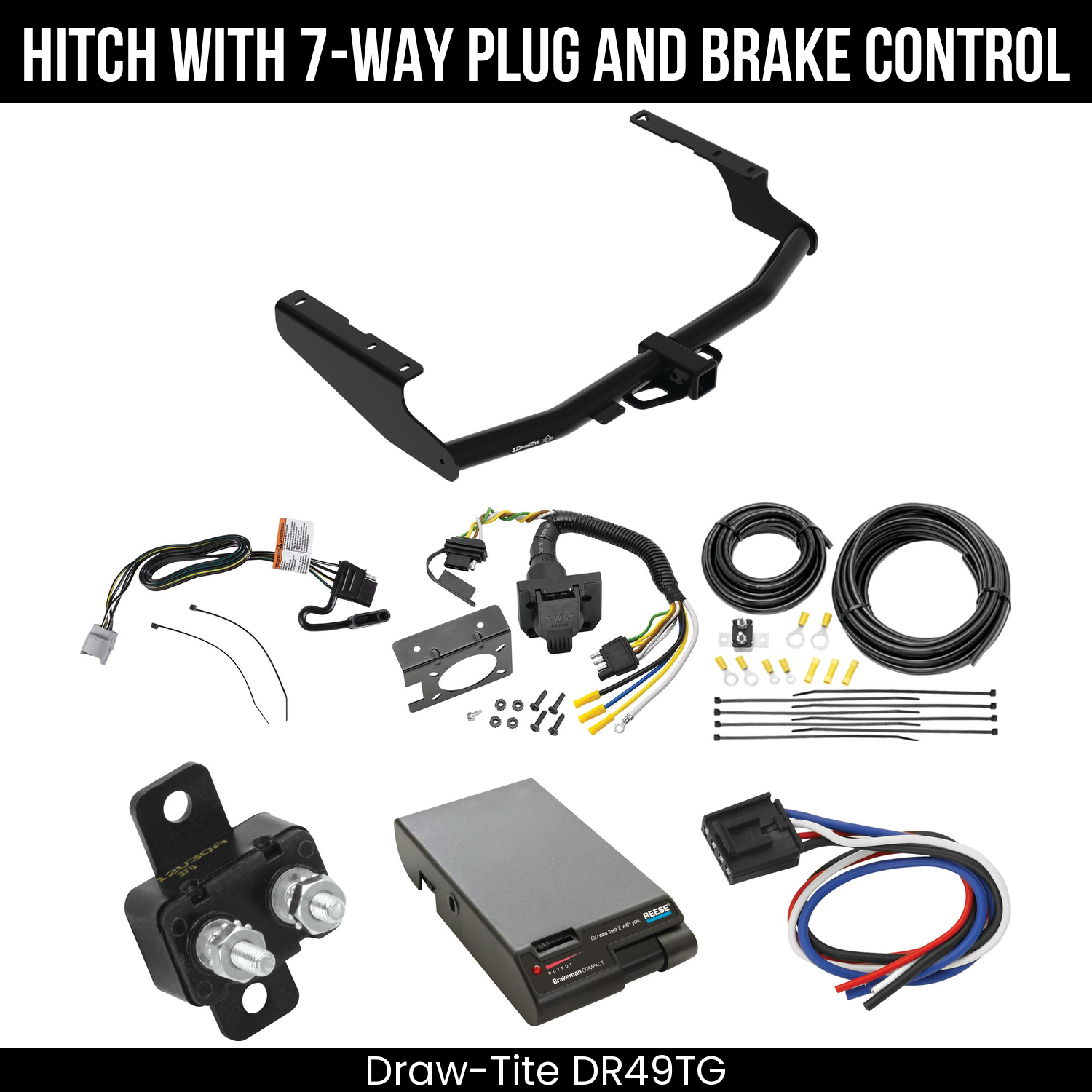Trailer Hitch , 7-Way , Reese Brakeman Brake Control