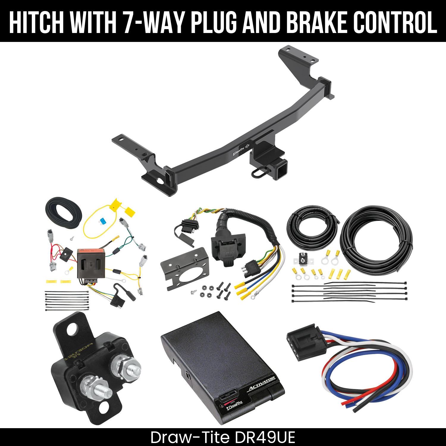 Trailer Hitch , 7-Way , Draw-Tite Activator Brake Control