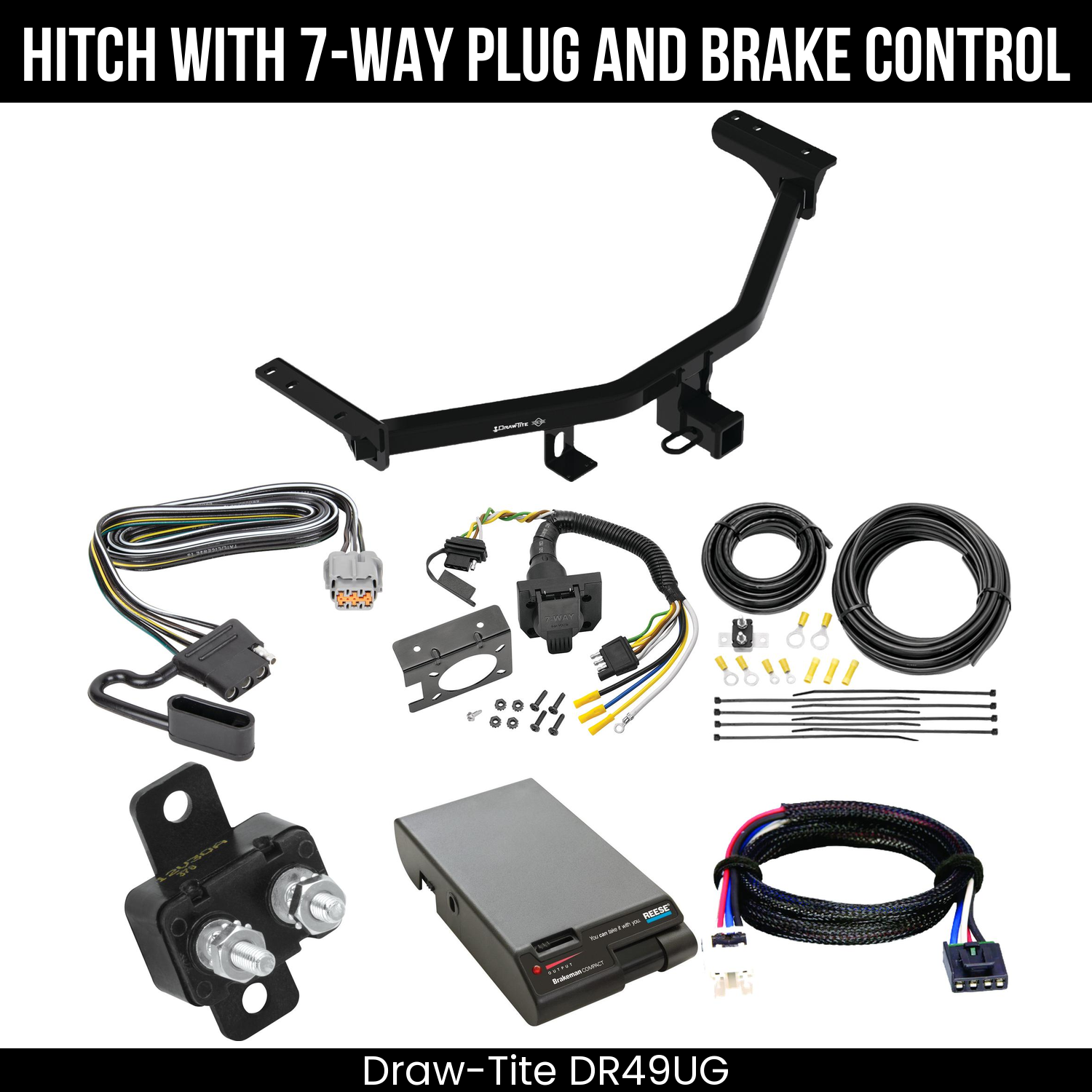Trailer Hitch , 7-Way , Reese Brakeman Brake Control
