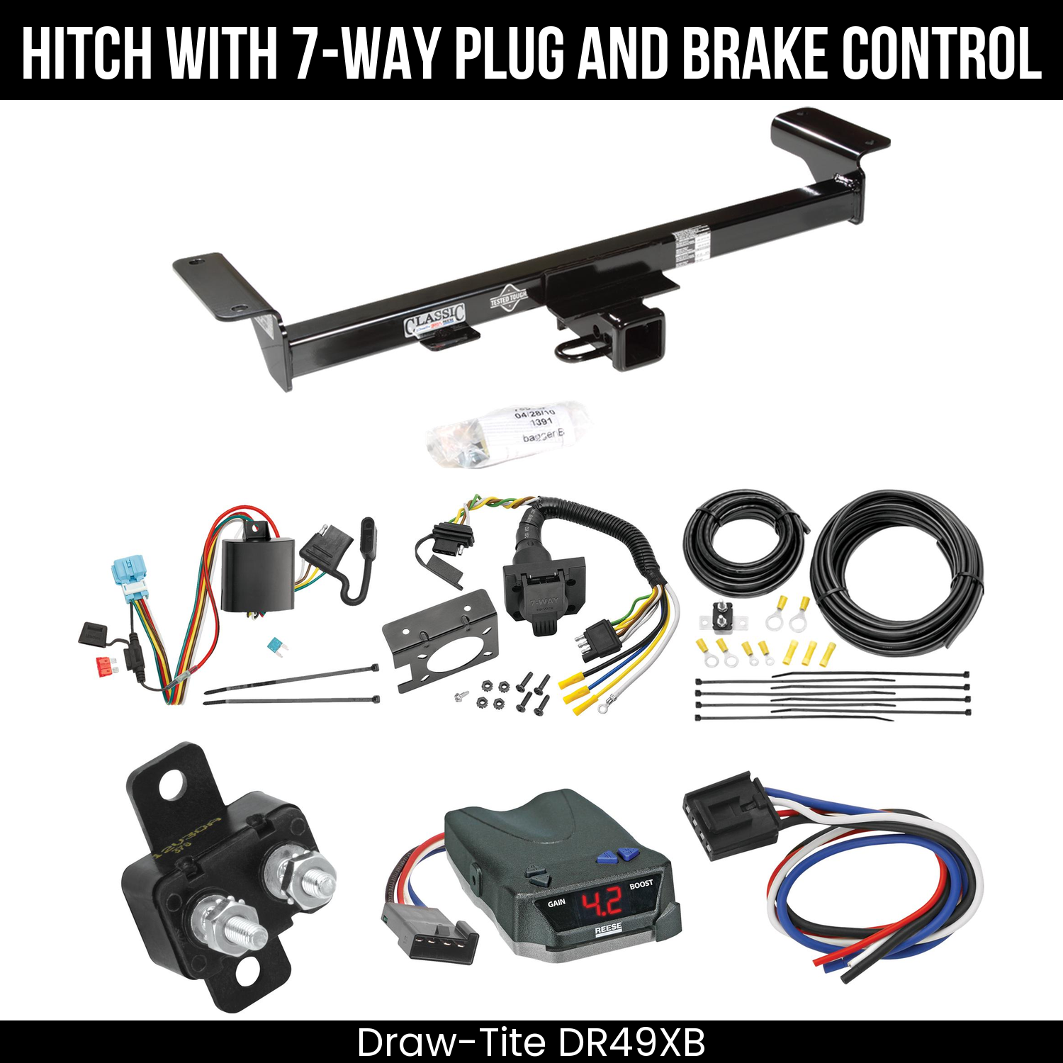 Trailer Hitch , 7-Way , Reese Brake EVN Control