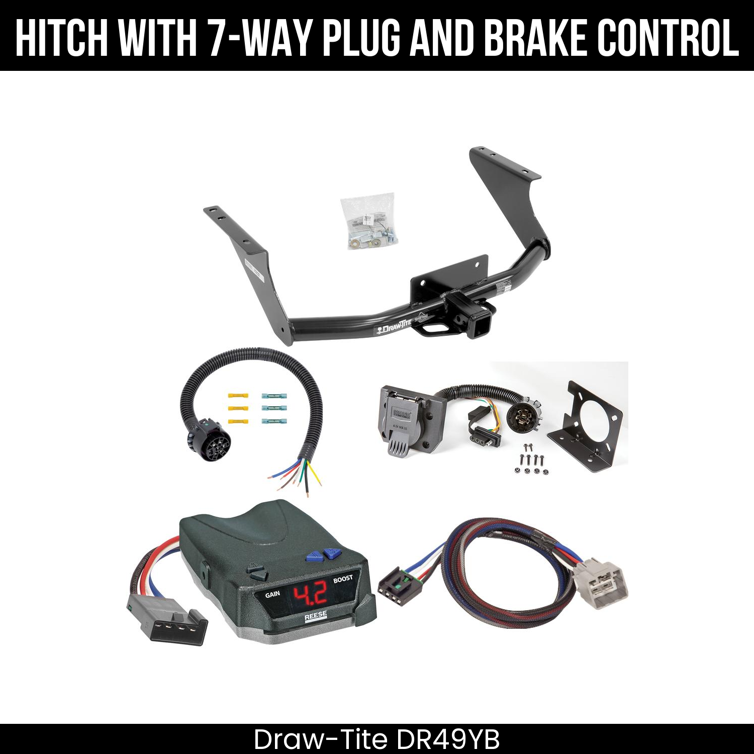 Trailer Hitch , 7-Way , Reese Brake EVN Control