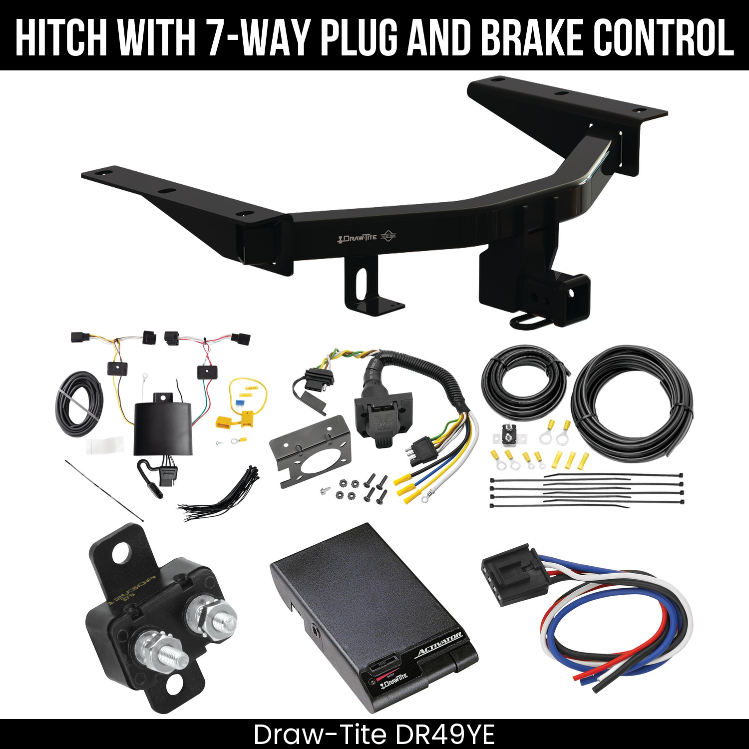 Trailer Hitch , 7-Way , Draw-Tite Activator Brake Control