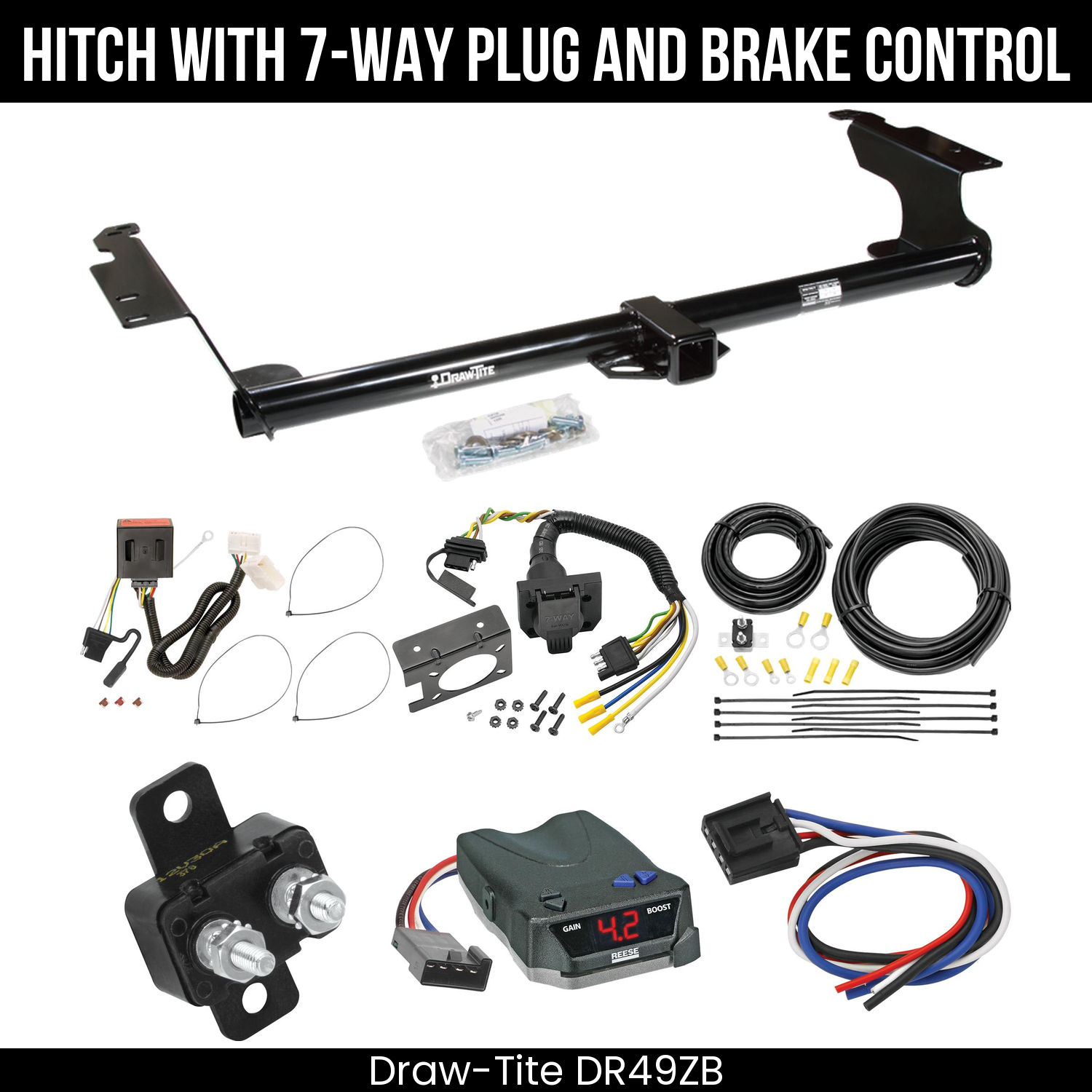 Trailer Hitch , 7-Way , Reese Brake EVN Control