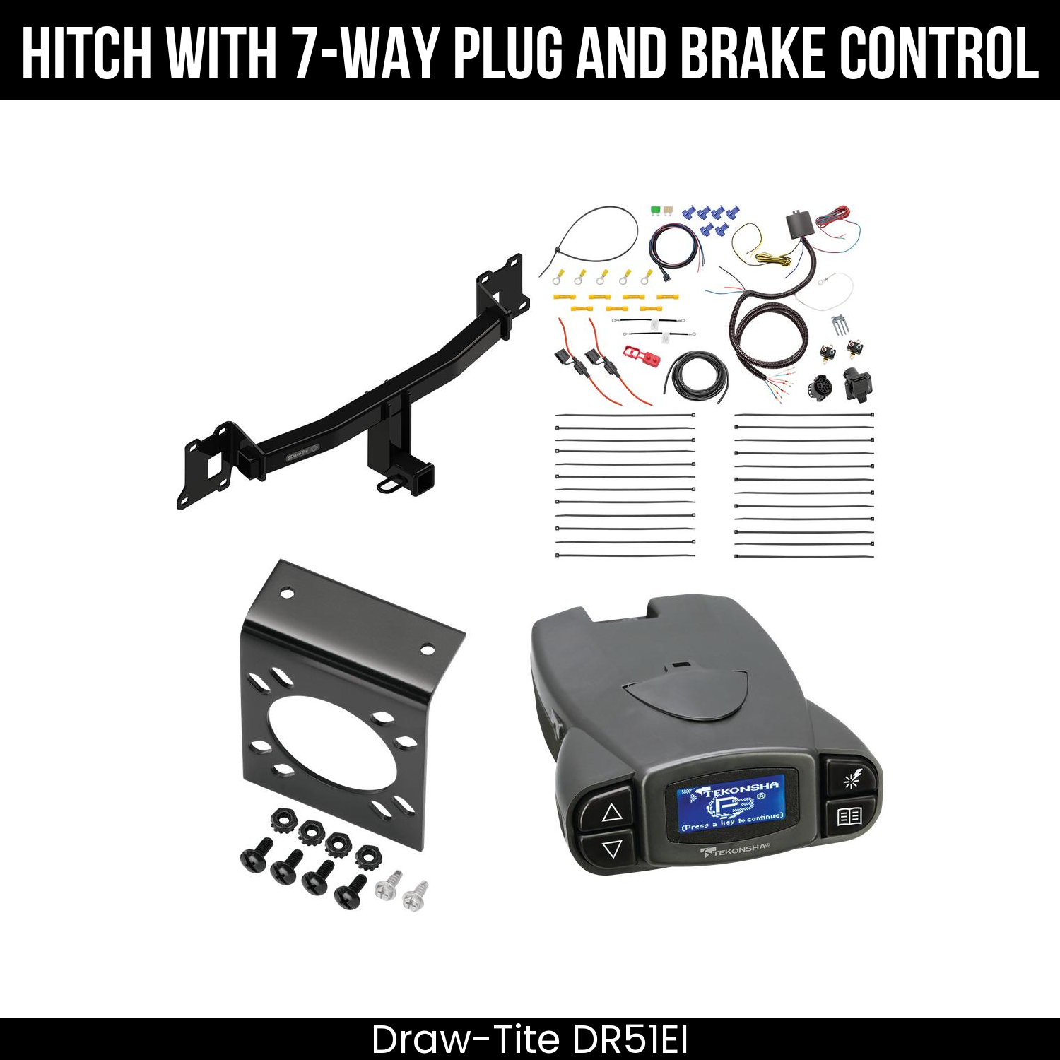 Trailer Hitch , 7-Way , Tekonsha Prodigy P3 Brake Control