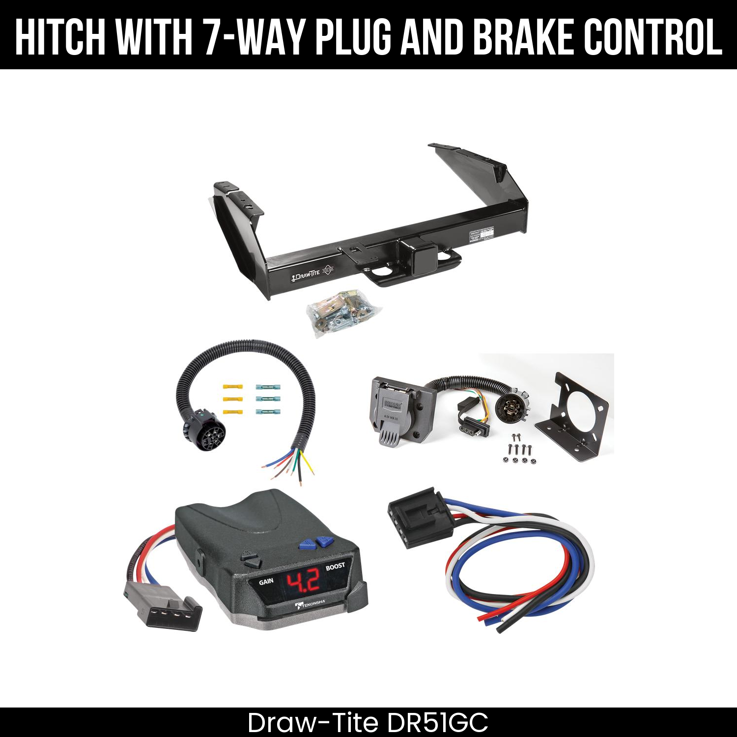 Trailer Hitch , 7-Way , Tekonsha Brake EVN Control