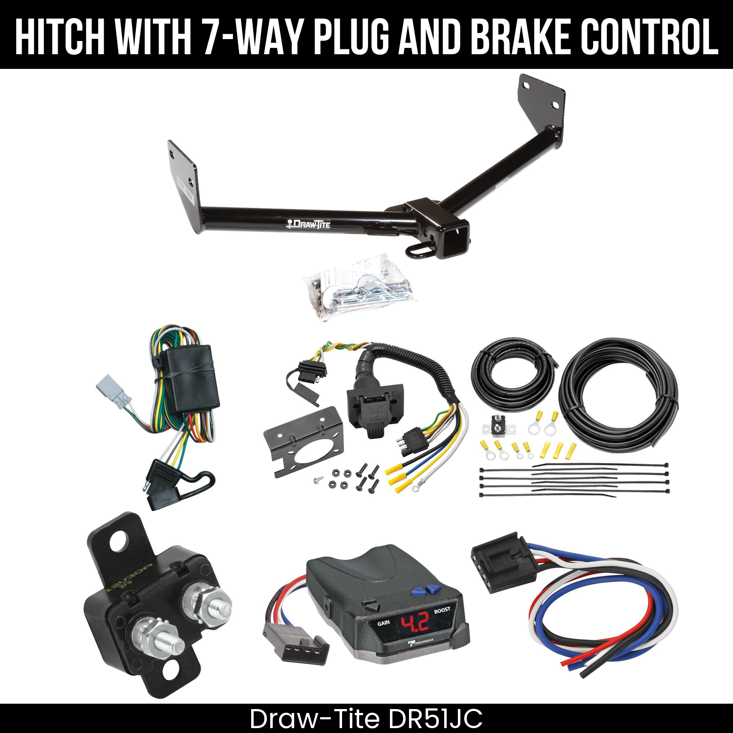 Trailer Hitch , 7-Way , Tekonsha Brake EVN Control