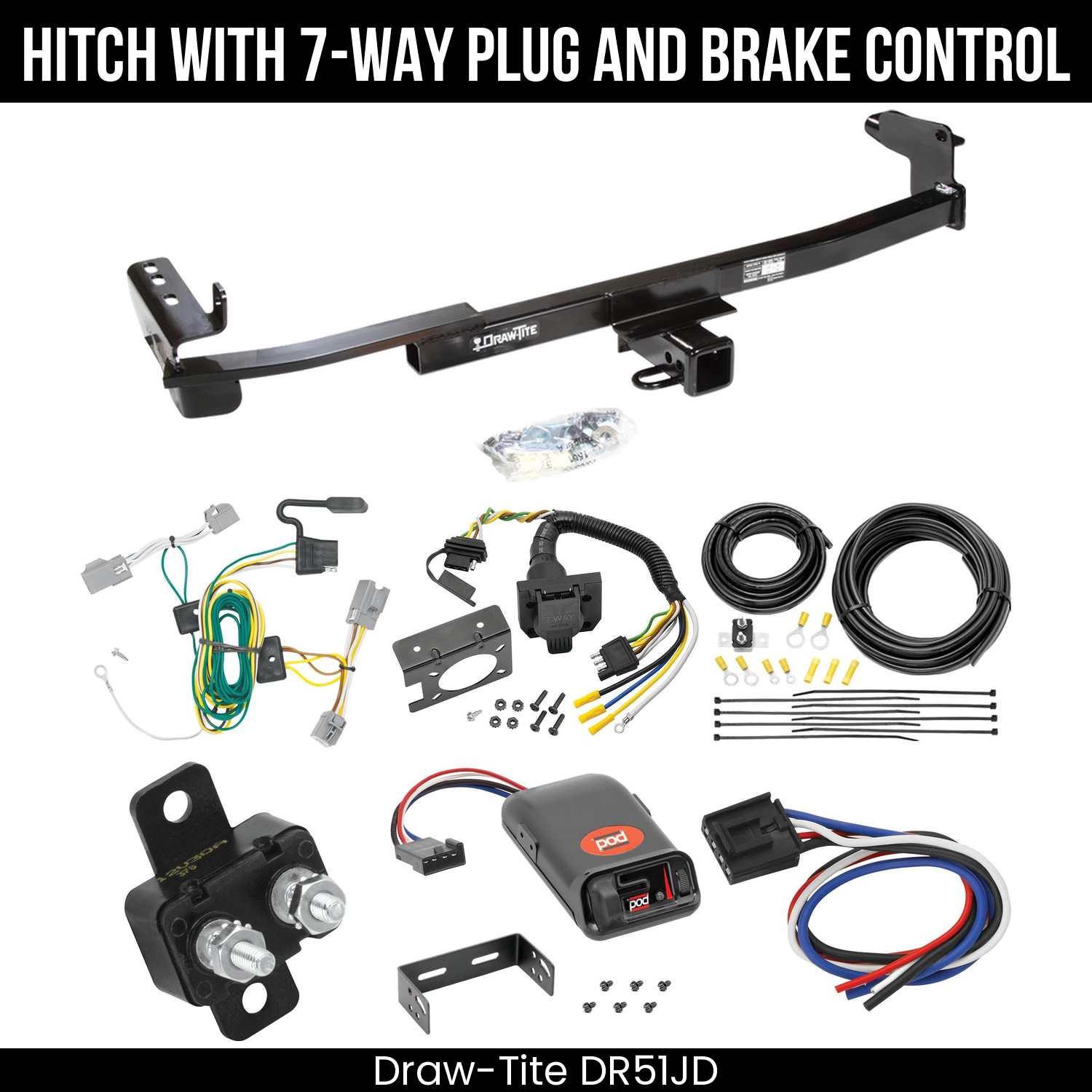 Trailer Hitch , 7-Way , Pro Series POD Brake Control