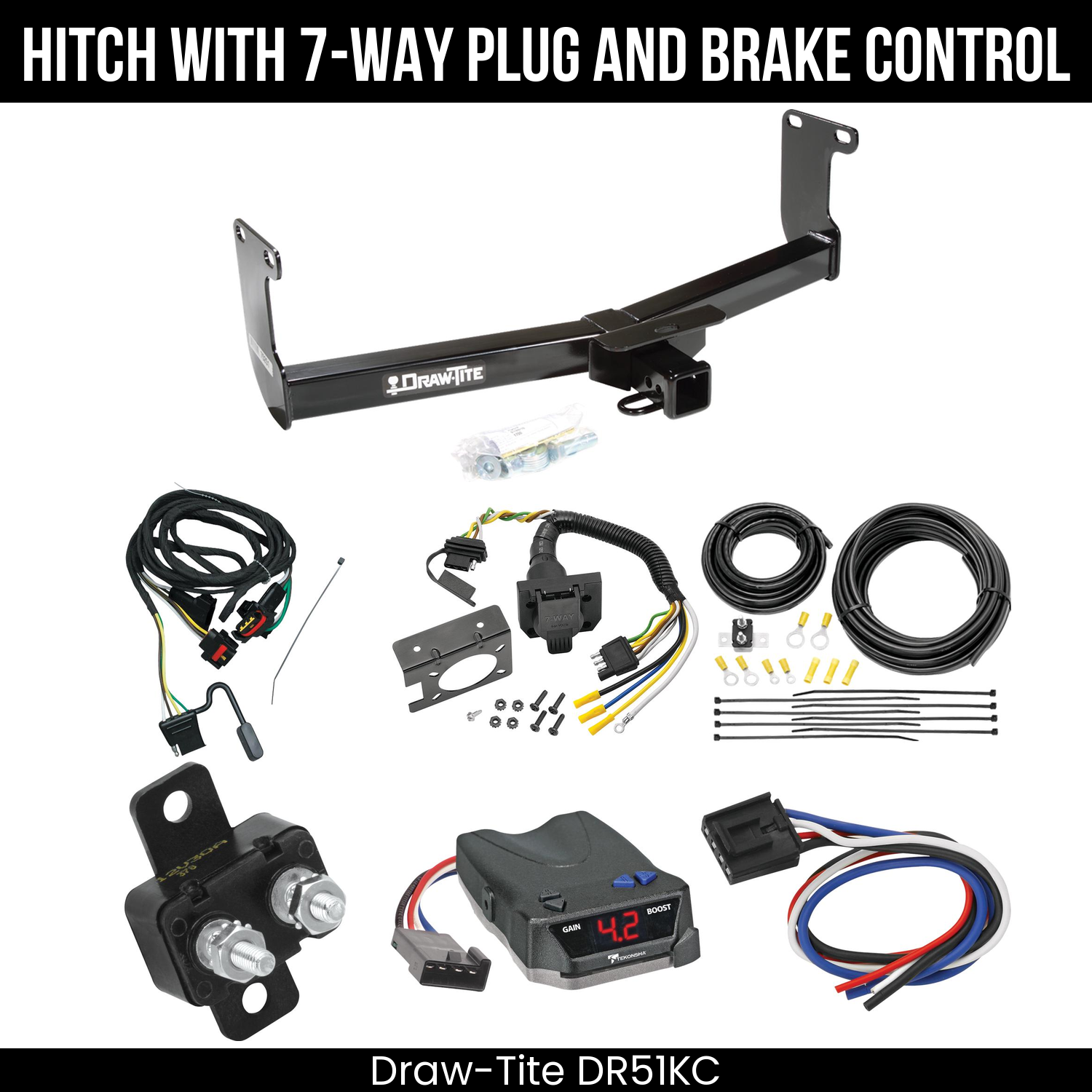 Trailer Hitch , 7-Way , Tekonsha Brake EVN Control