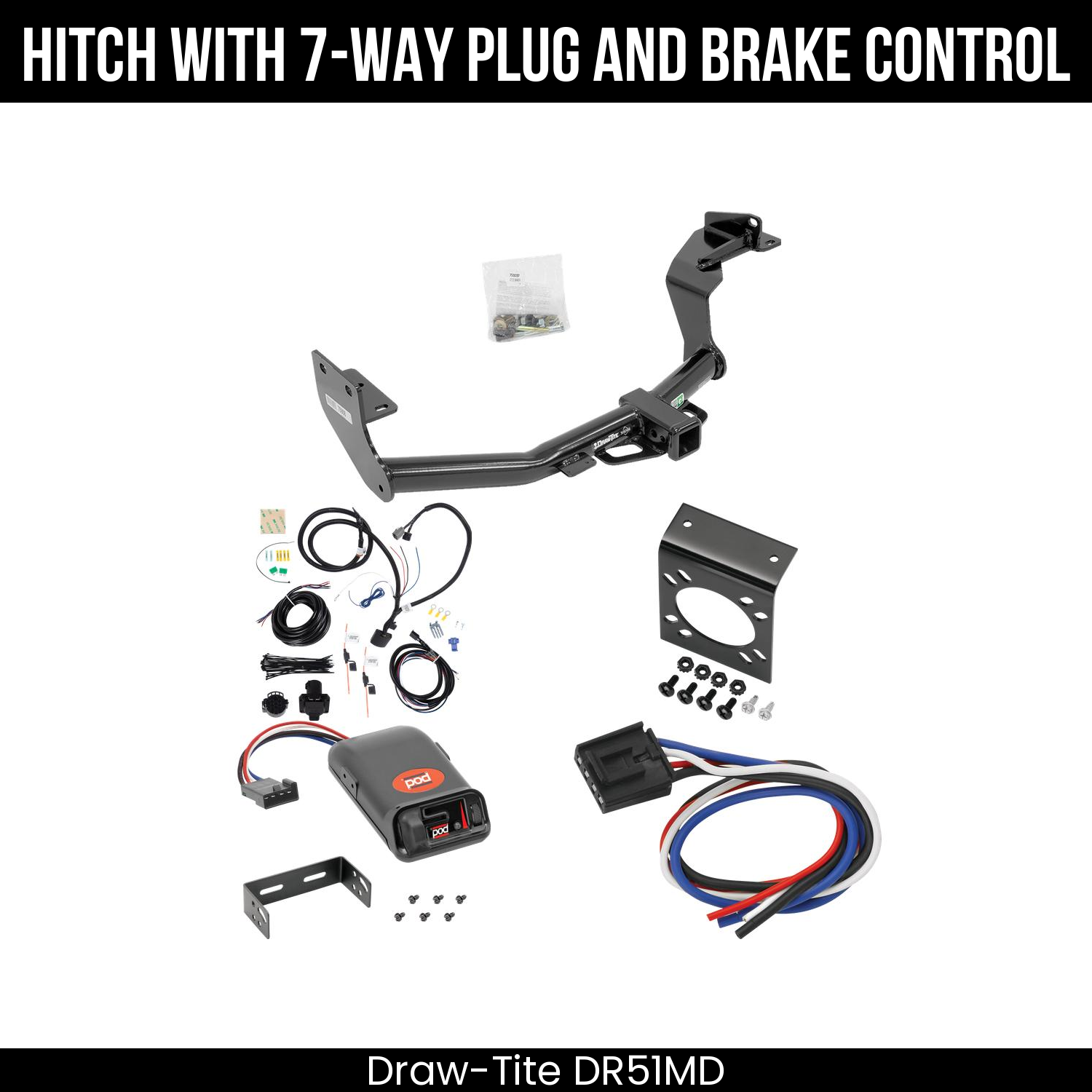 Trailer Hitch , 7-Way , Pro Series POD Brake Control