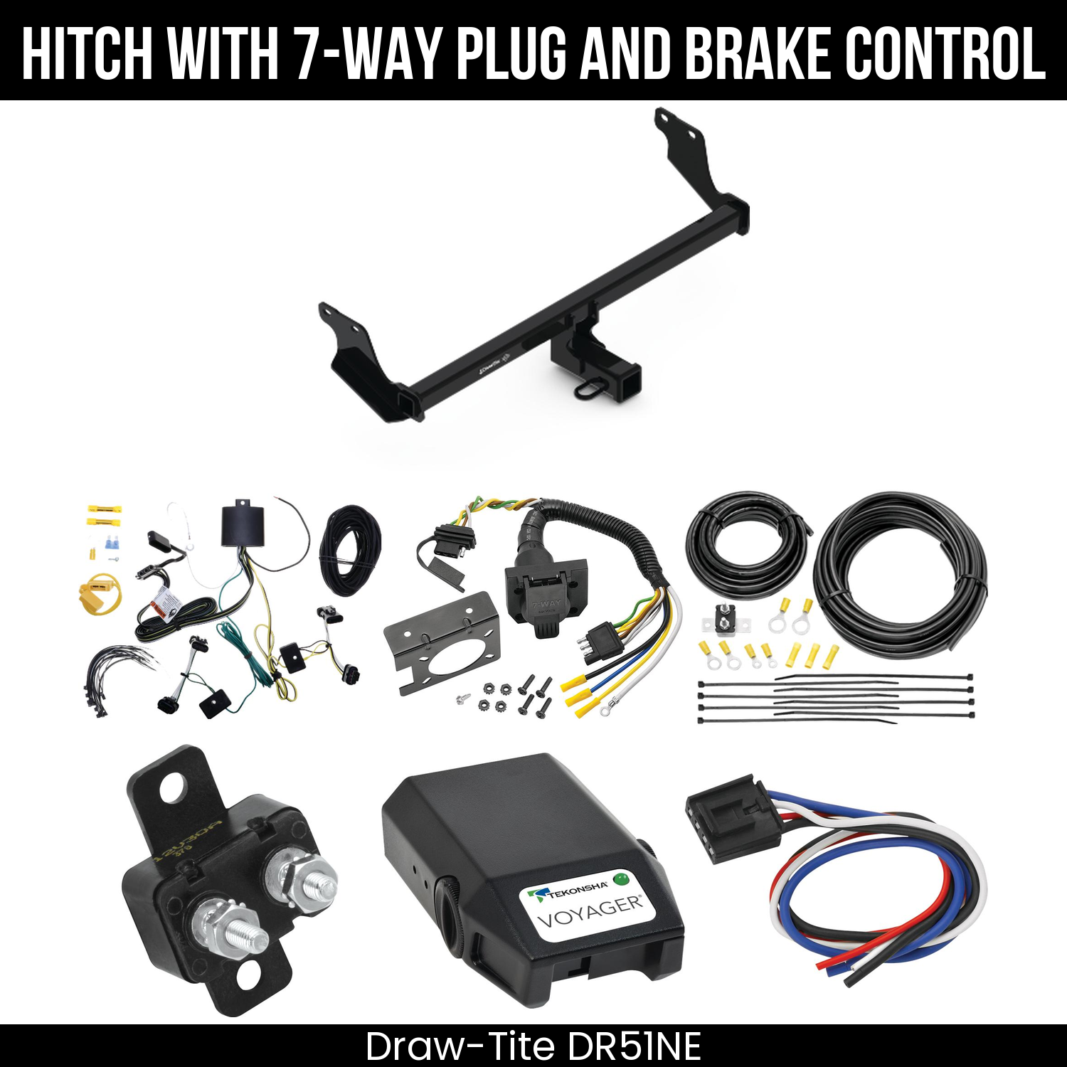 Trailer Hitch , 7-Way , Tekonsha Voyager Brake Control