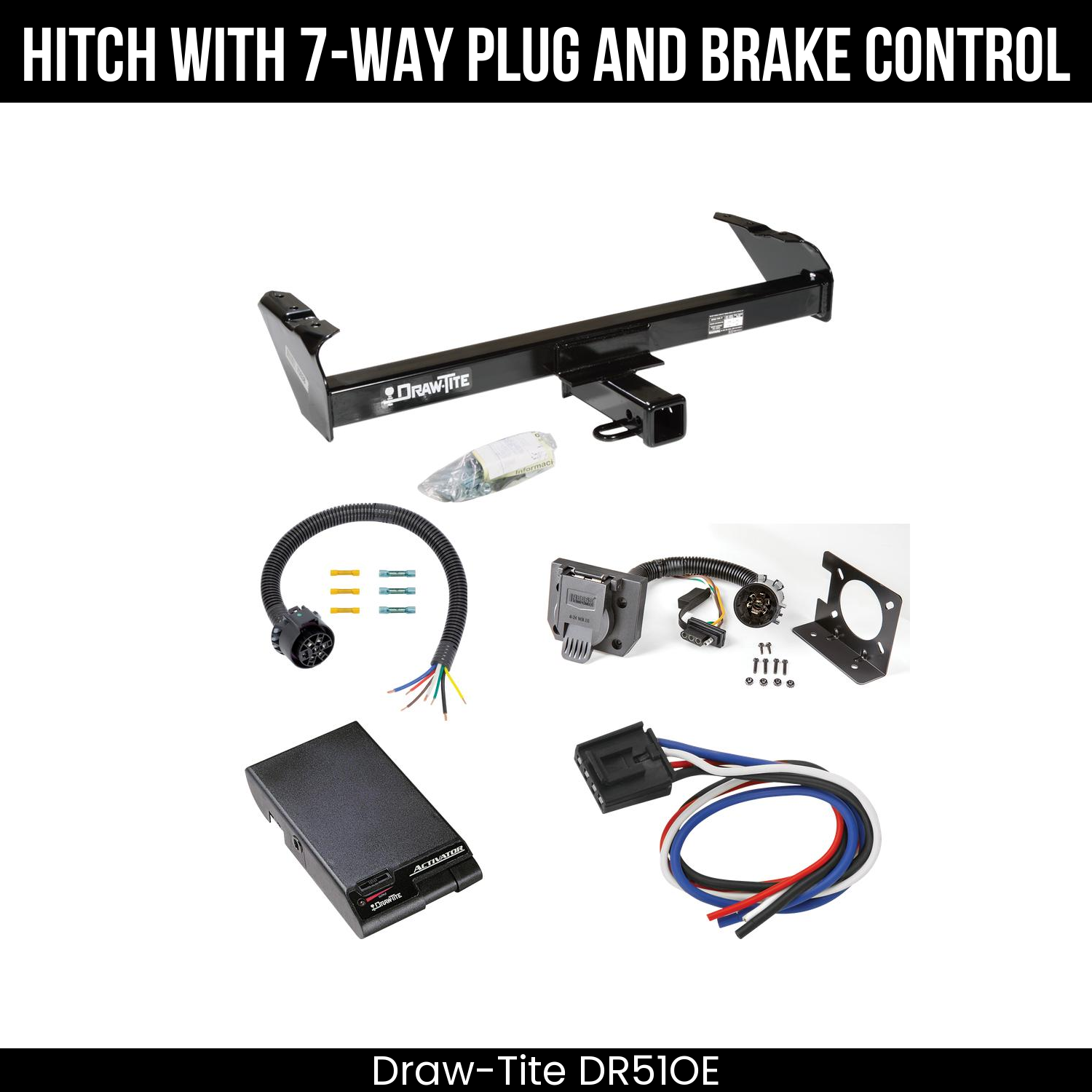 Trailer Hitch , 7-Way , Draw-Tite Activator Brake Control