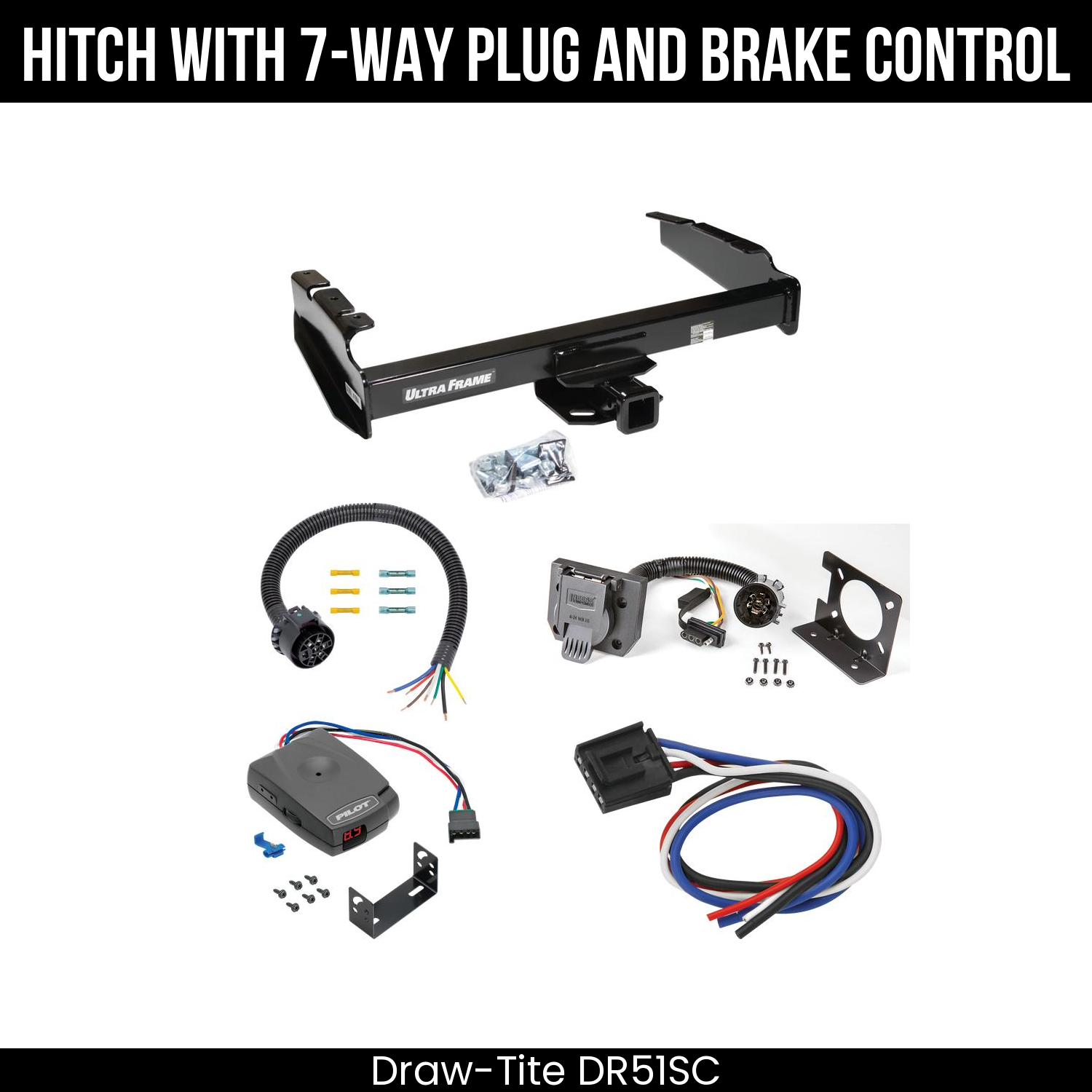 Trailer Hitch , 7-Way , Pro Series Pilot Brake Control