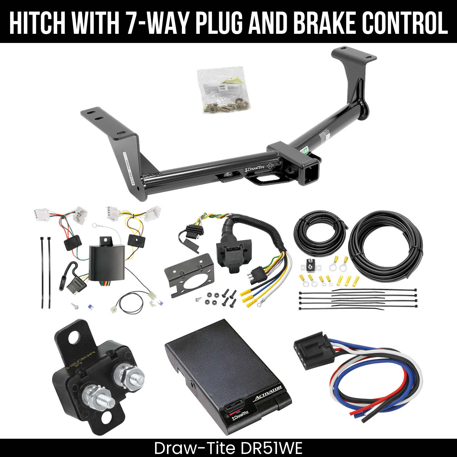 Trailer Hitch , 7-Way , Draw-Tite Activator Brake Control