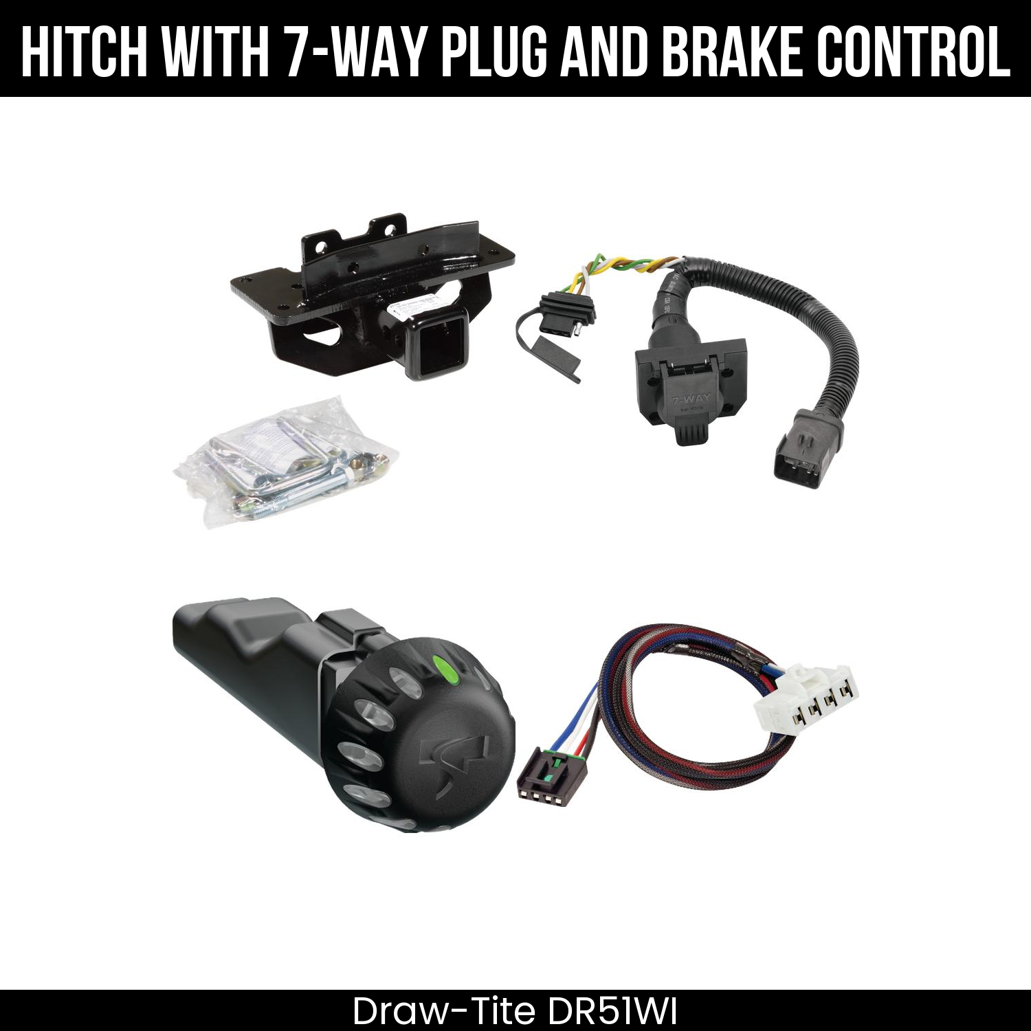 Trailer Hitch , 7-Way , Tekonsha Voyager iD Smart Brake Control