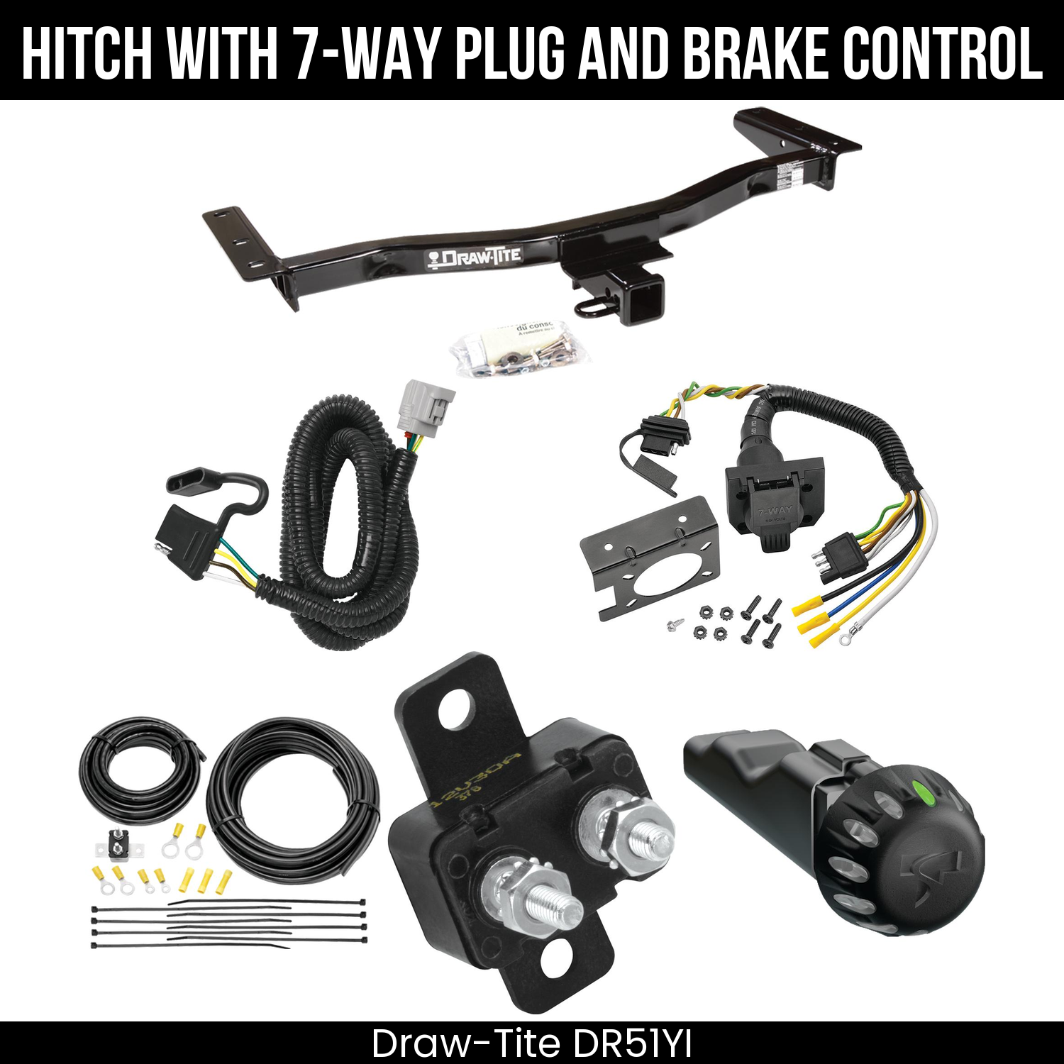 Trailer Hitch , 7-Way , Tekonsha Voyager iD Smart Brake Control