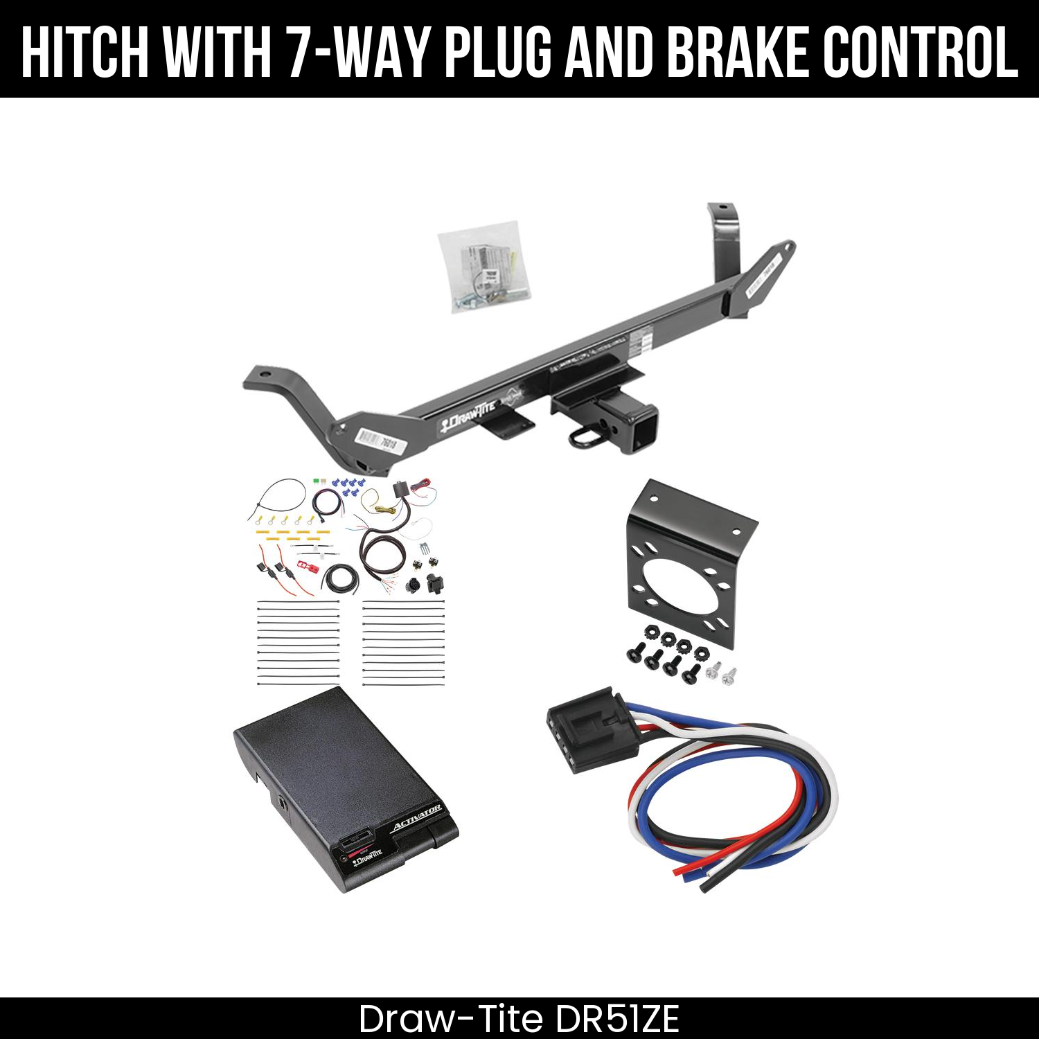 Trailer Hitch , 7-Way , Draw-Tite Activator Brake Control