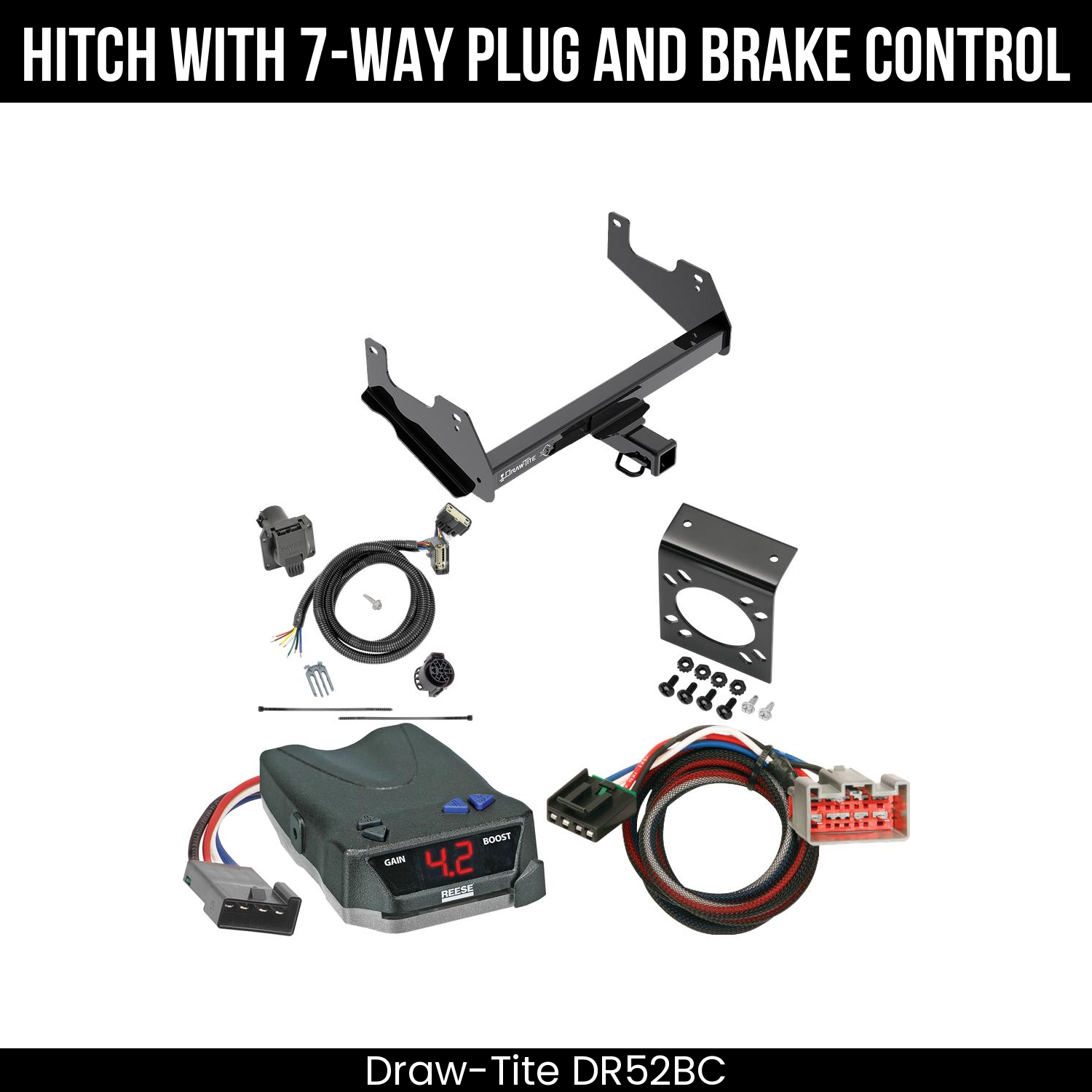 Trailer Hitch , 7-Way , Reese Brake EVN Control