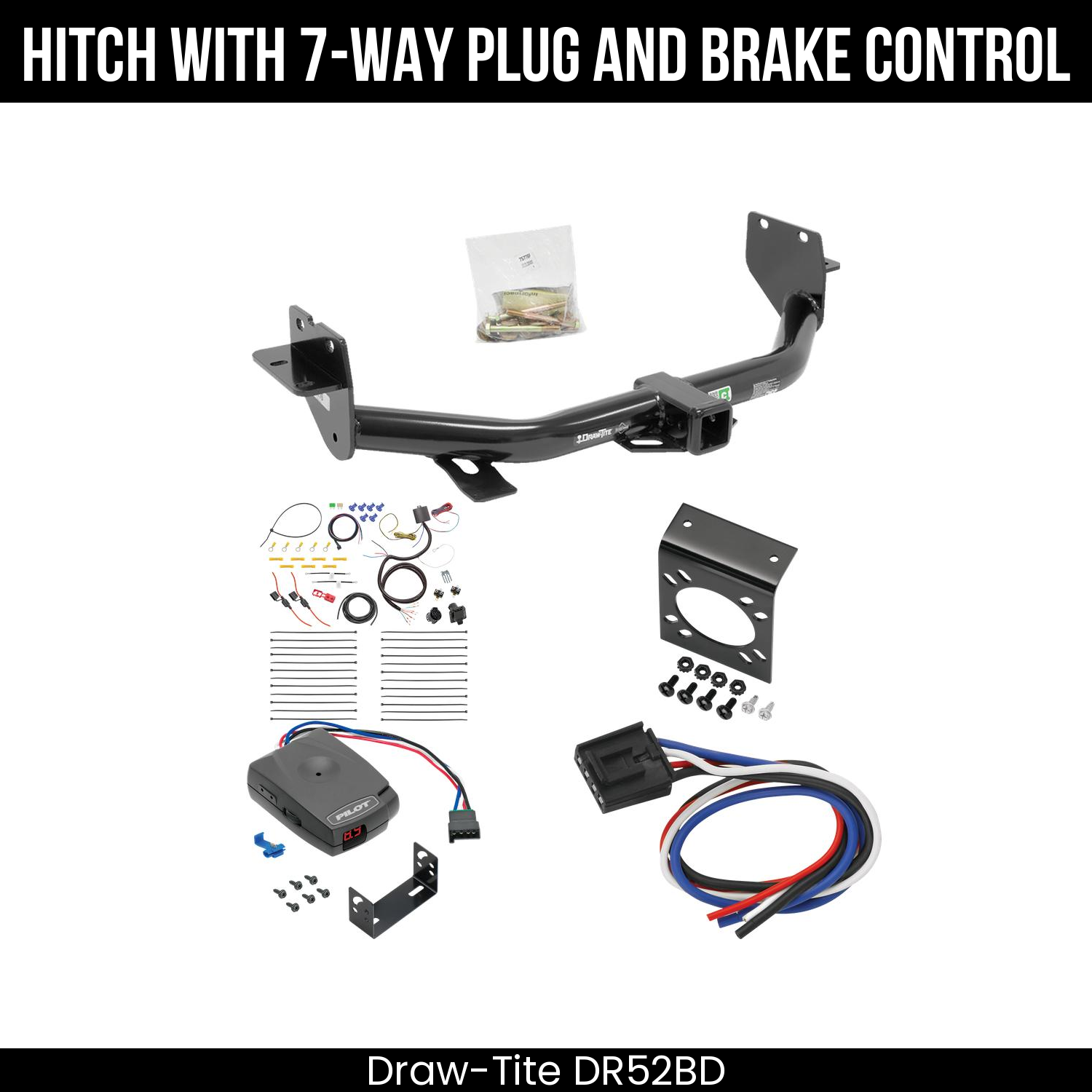 Trailer Hitch , 7-Way , Pro Series Pilot Brake Control