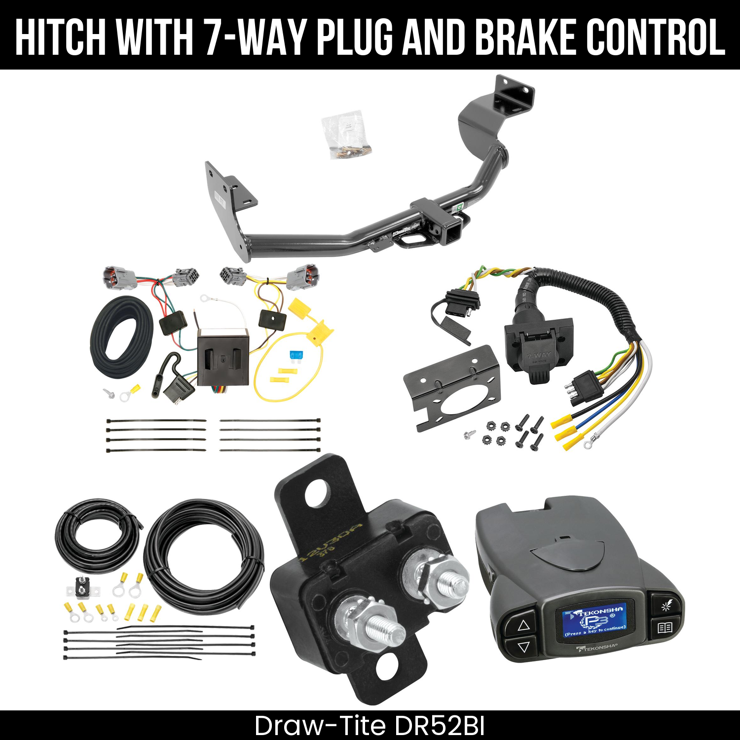Trailer Hitch , 7-Way , Tekonsha Prodigy P3 Brake Control