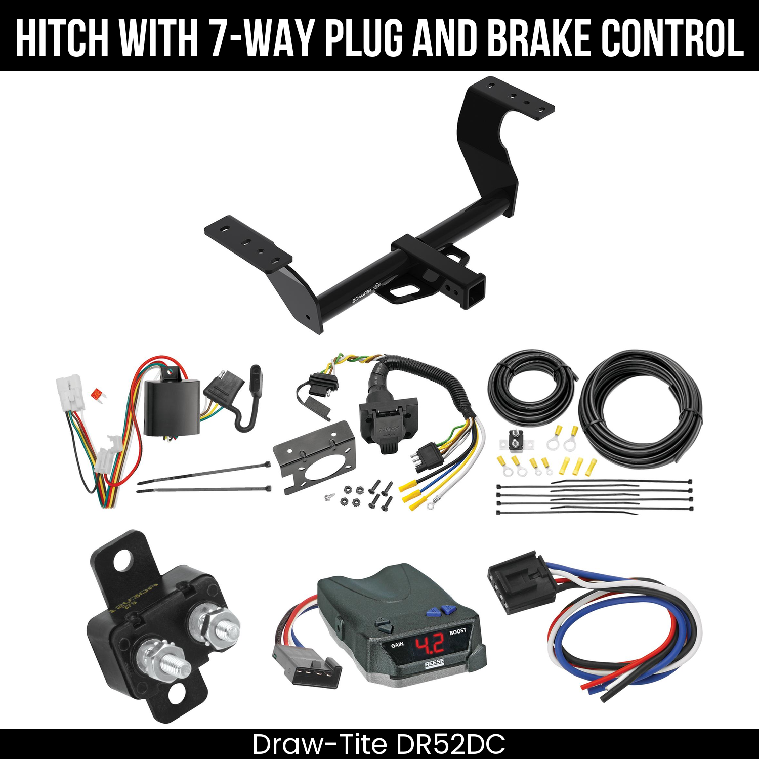 Trailer Hitch , 7-Way , Reese Brake EVN Control