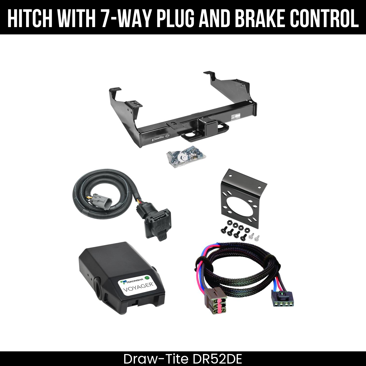 Trailer Hitch , 7-Way , Tekonsha Voyager Brake Control