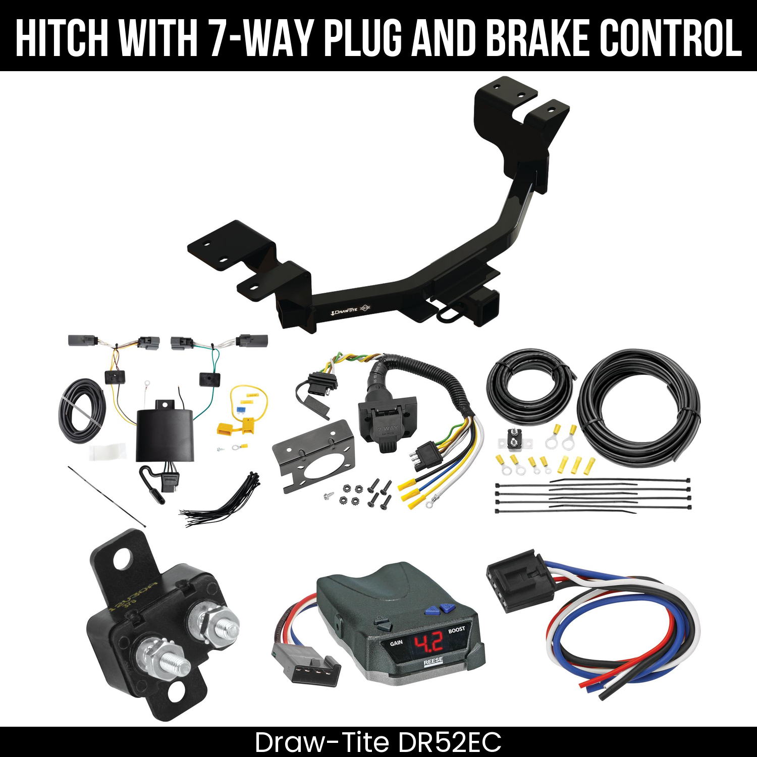 Trailer Hitch , 7-Way , Reese Brake EVN Control