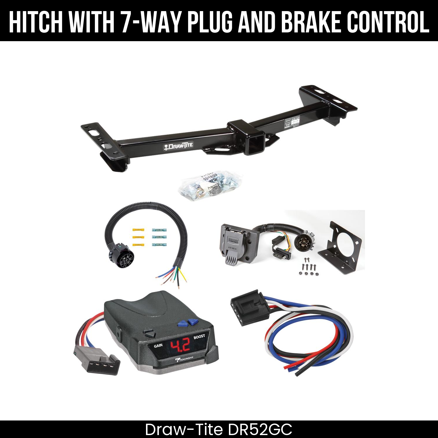 Trailer Hitch , 7-Way , Tekonsha Brake EVN Control