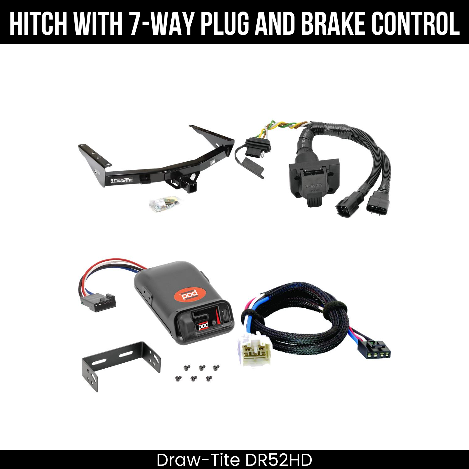 Trailer Hitch , 7-Way , Pro Series POD Brake Control