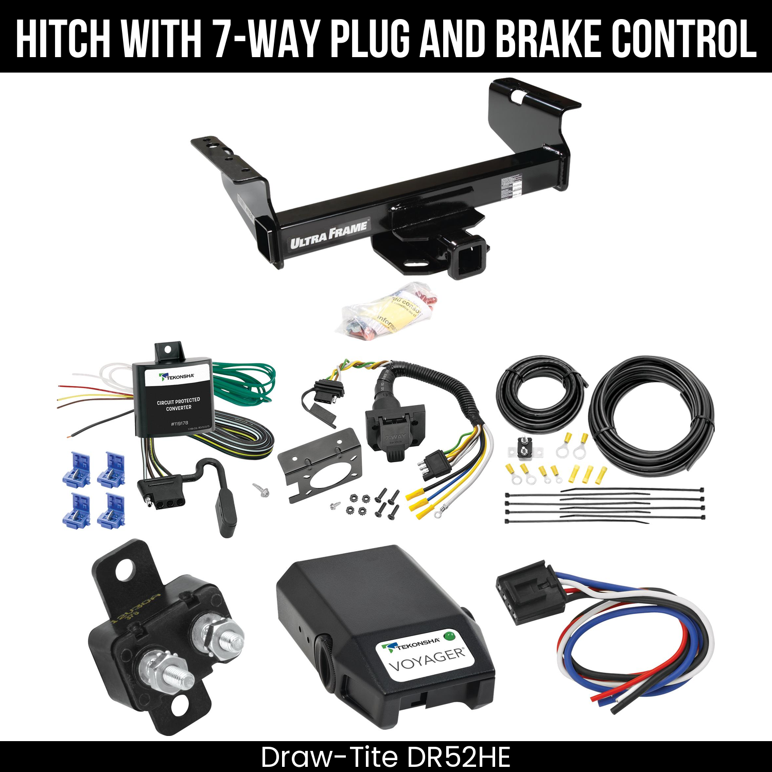 Trailer Hitch , 7-Way , Tekonsha Voyager Brake Control