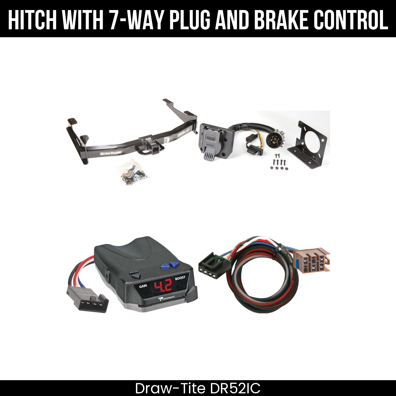 Trailer Hitch , 7-Way , Tekonsha Brake EVN Control