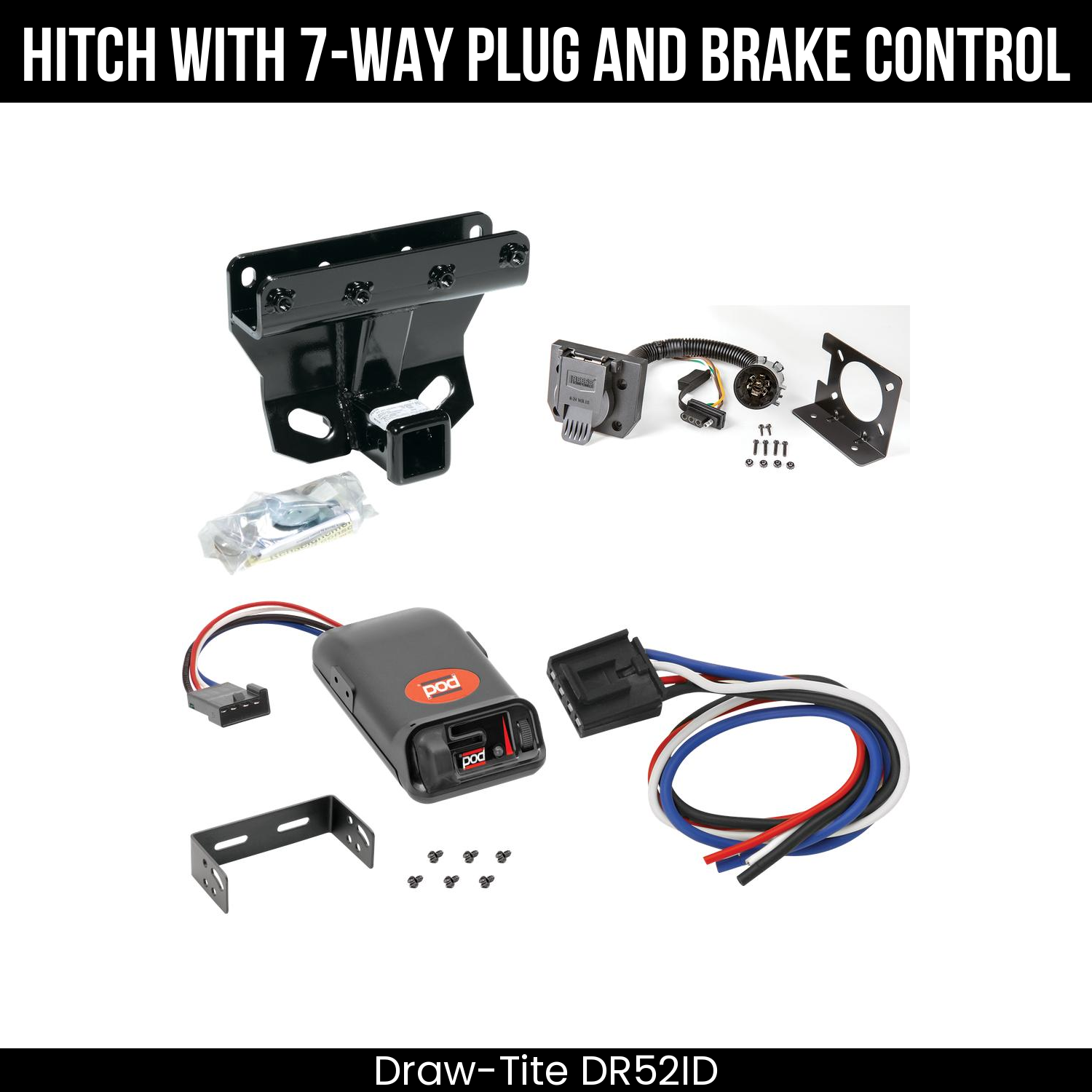 Trailer Hitch , 7-Way , Pro Series POD Brake Control