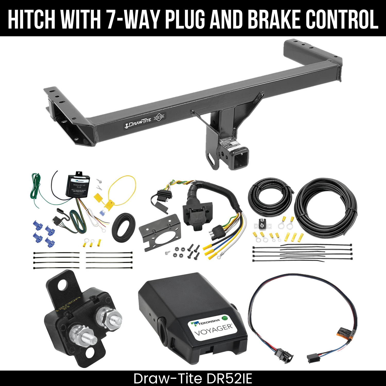 Trailer Hitch , 7-Way , Tekonsha Voyager Brake Control