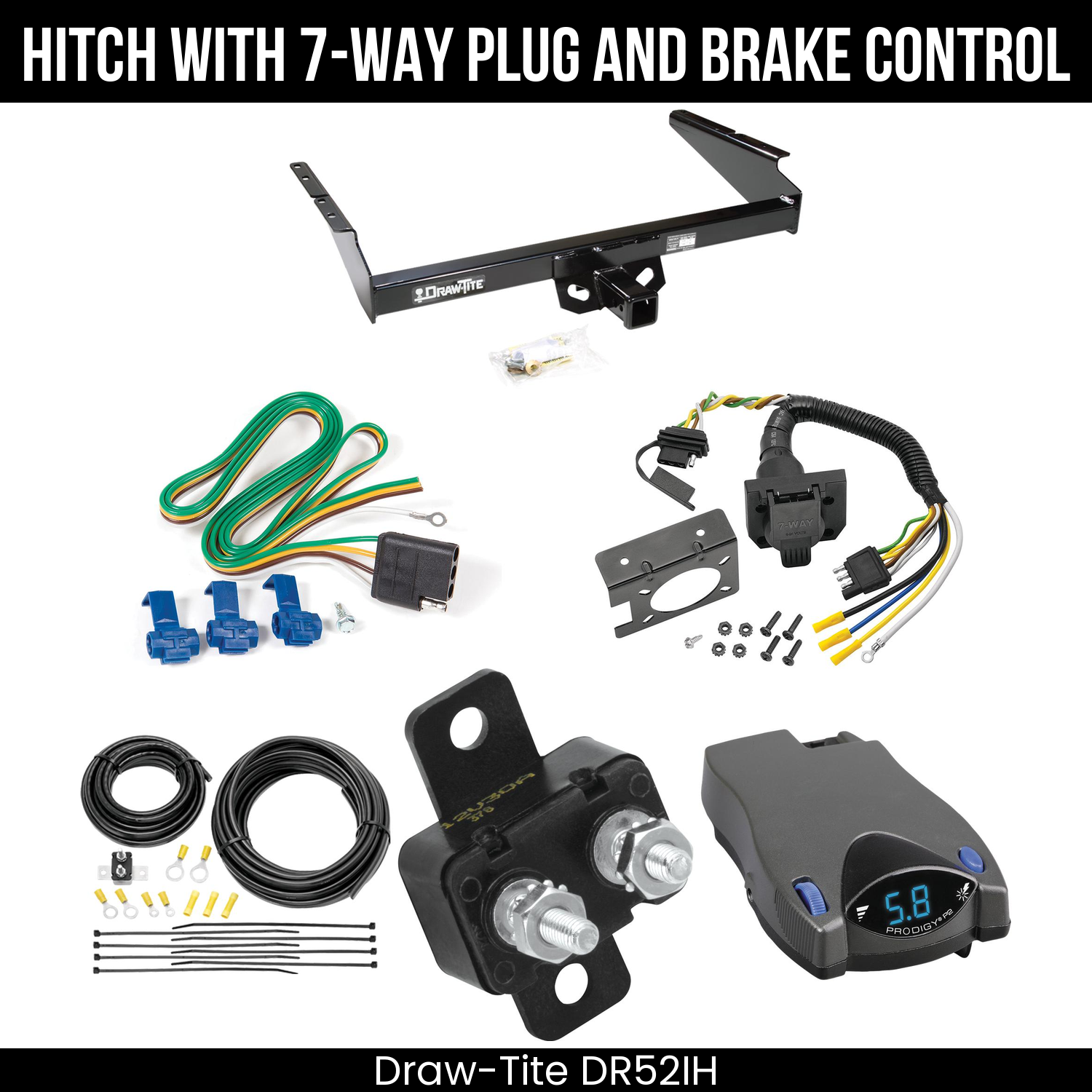 Trailer Hitch , 7-Way , Tekonsha Prodigy P2 Brake Control