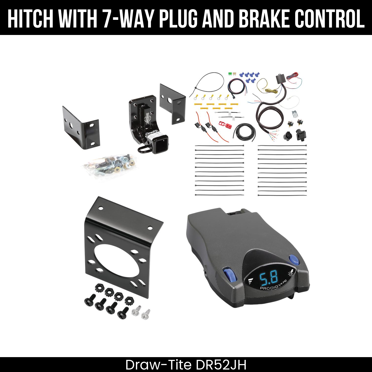 Trailer Hitch , 7-Way , Tekonsha Prodigy P2 Brake Control