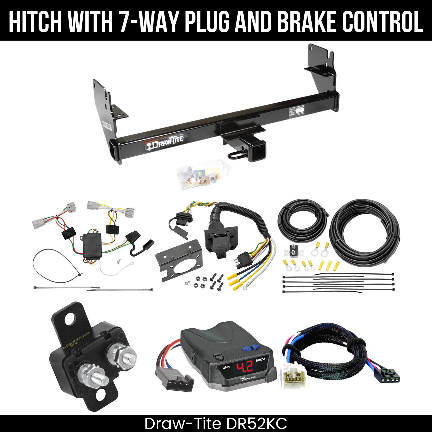 Trailer Hitch , 7-Way , Tekonsha Brake EVN Control
