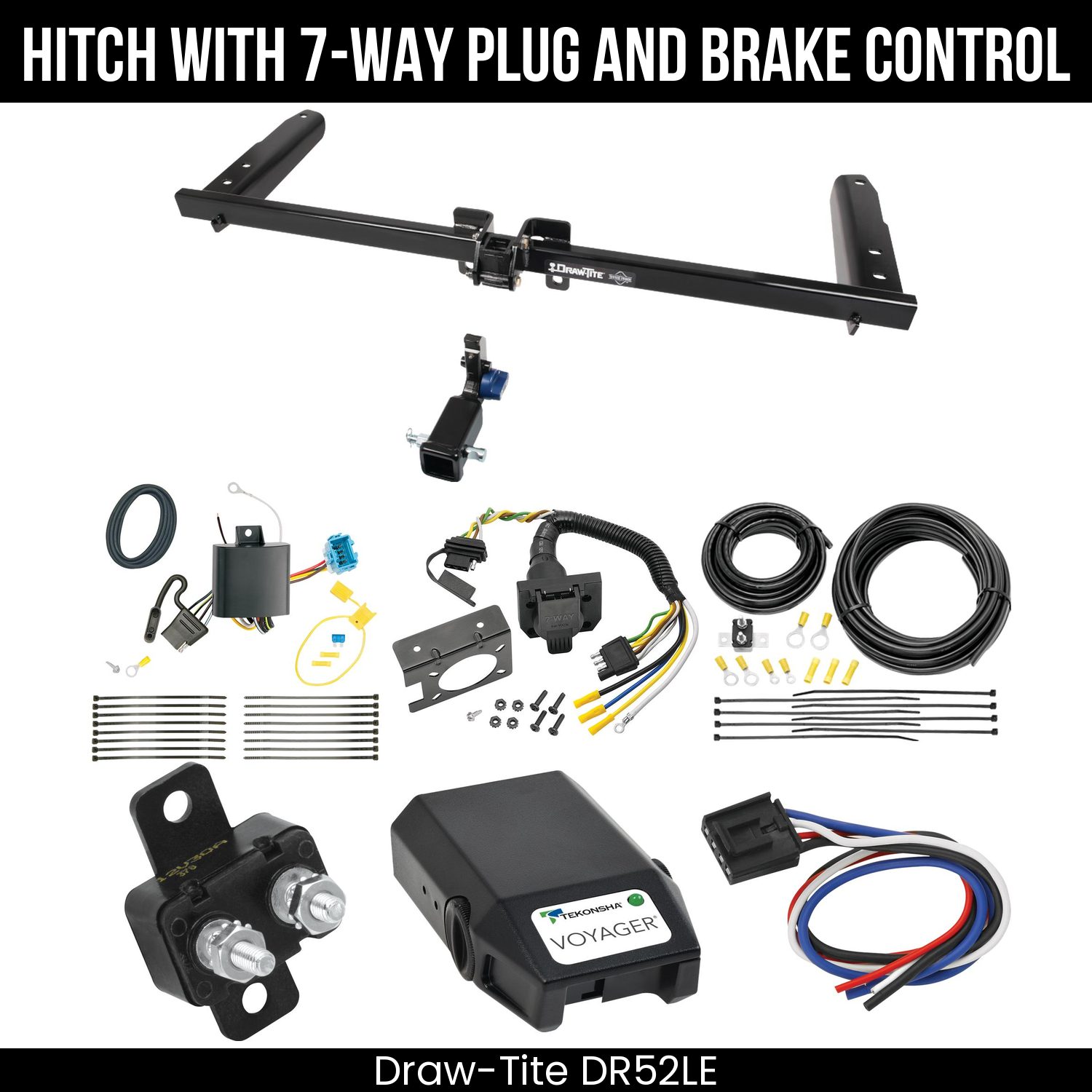 Trailer Hitch , 7-Way , Tekonsha Voyager Brake Control