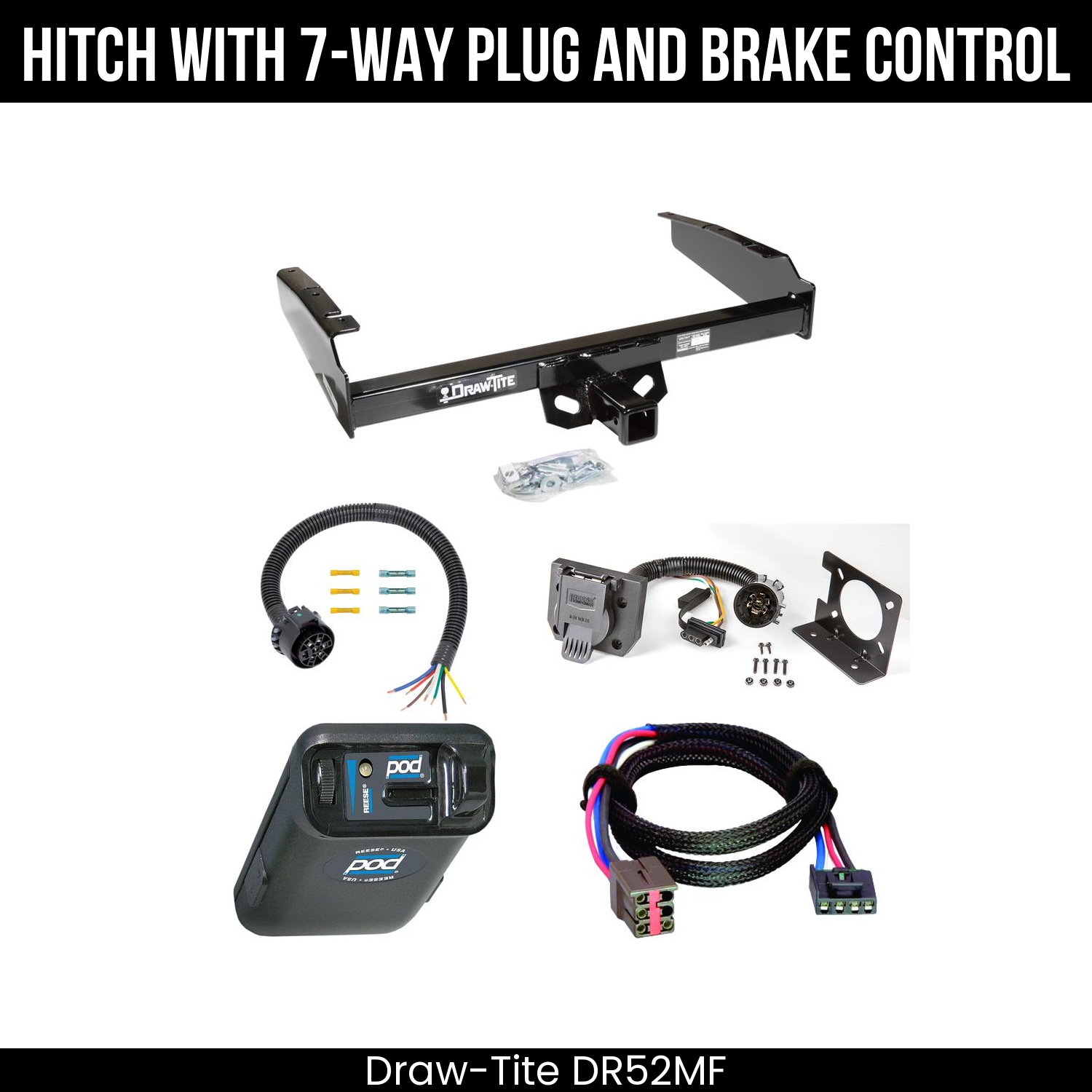 Trailer Hitch , 7-Way , Reese POD Brake Control
