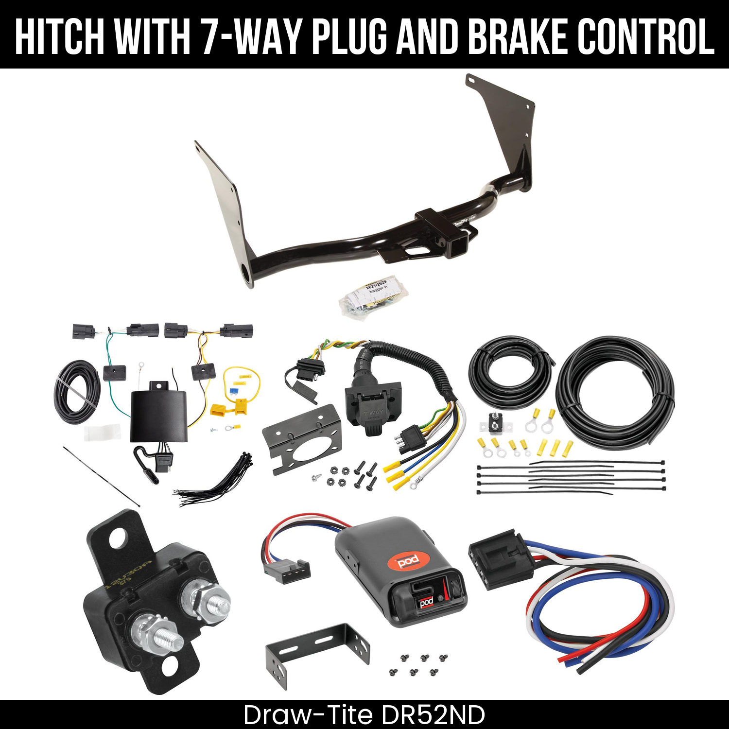 Trailer Hitch , 7-Way , Pro Series POD Brake Control