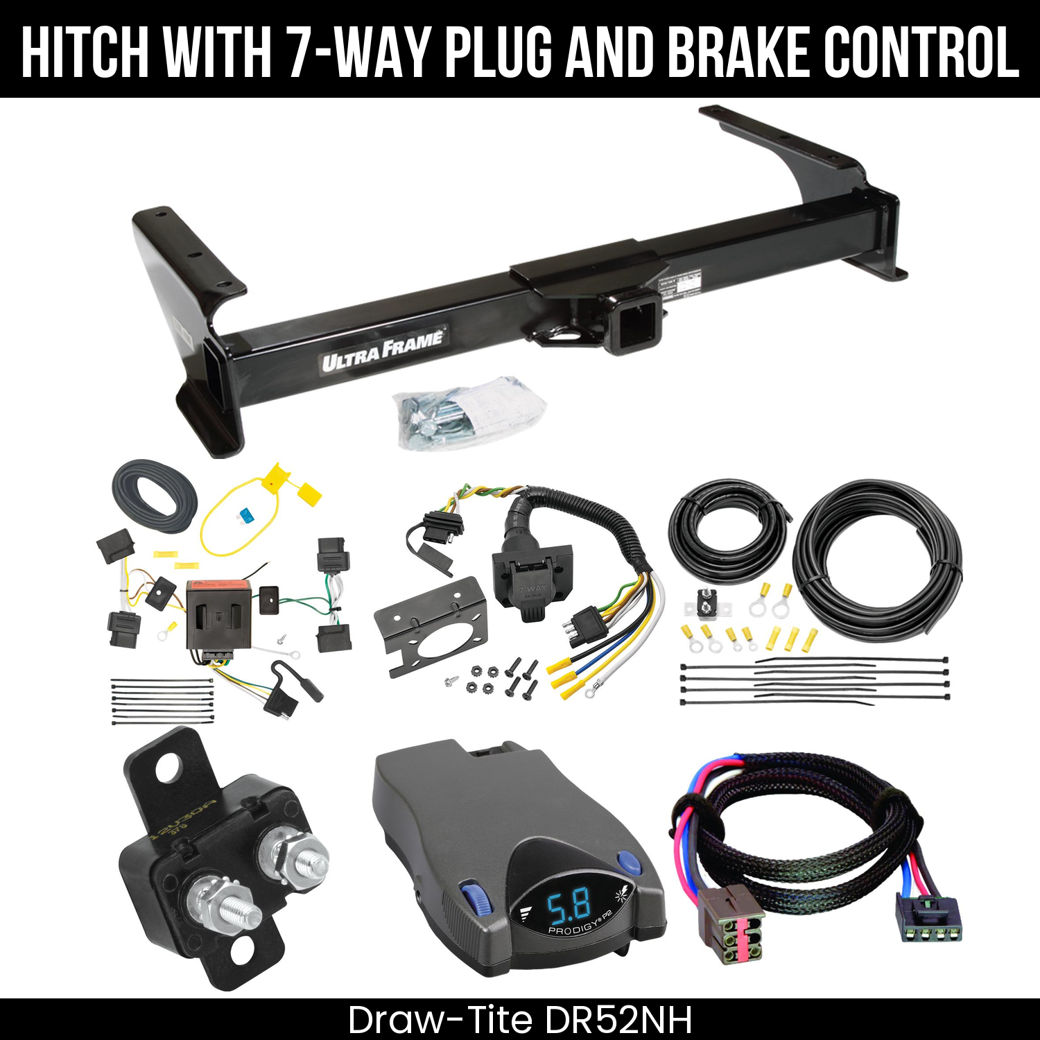 Trailer Hitch , 7-Way , Tekonsha Prodigy P2 Brake Control