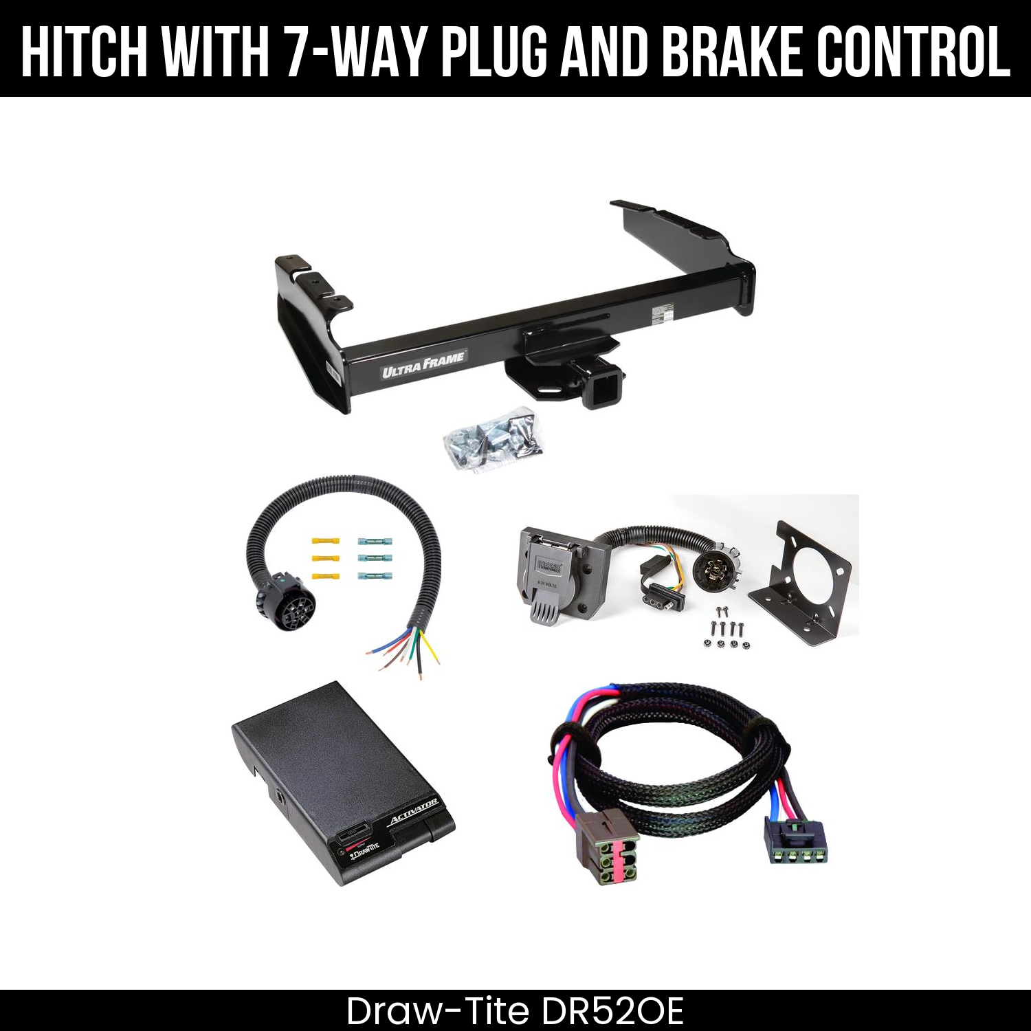Trailer Hitch , 7-Way , Draw-Tite Activator Brake Control