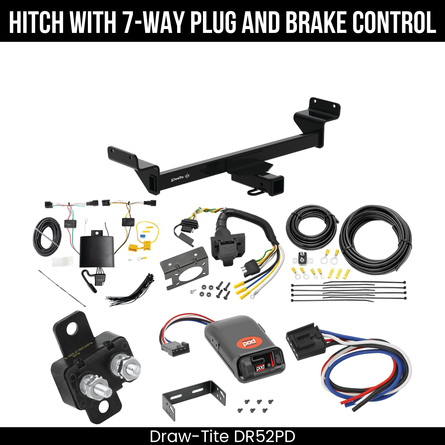 Trailer Hitch , 7-Way , Pro Series POD Brake Control