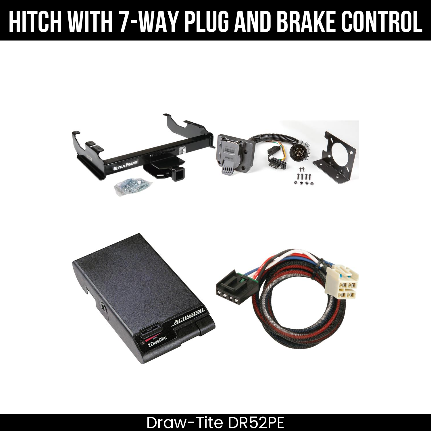 Trailer Hitch , 7-Way , Draw-Tite Activator Brake Control