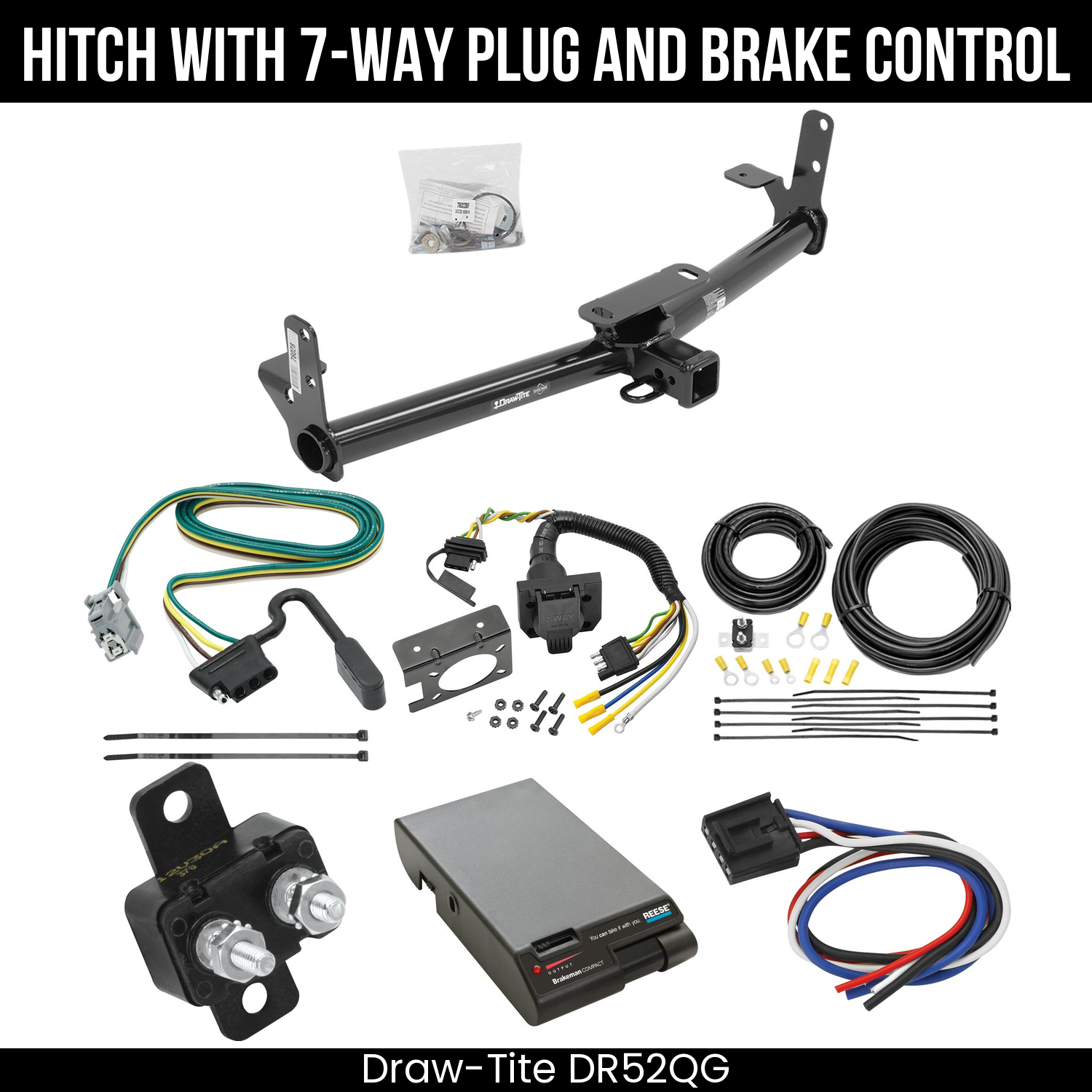Trailer Hitch , 7-Way , Reese Brakeman Brake Control