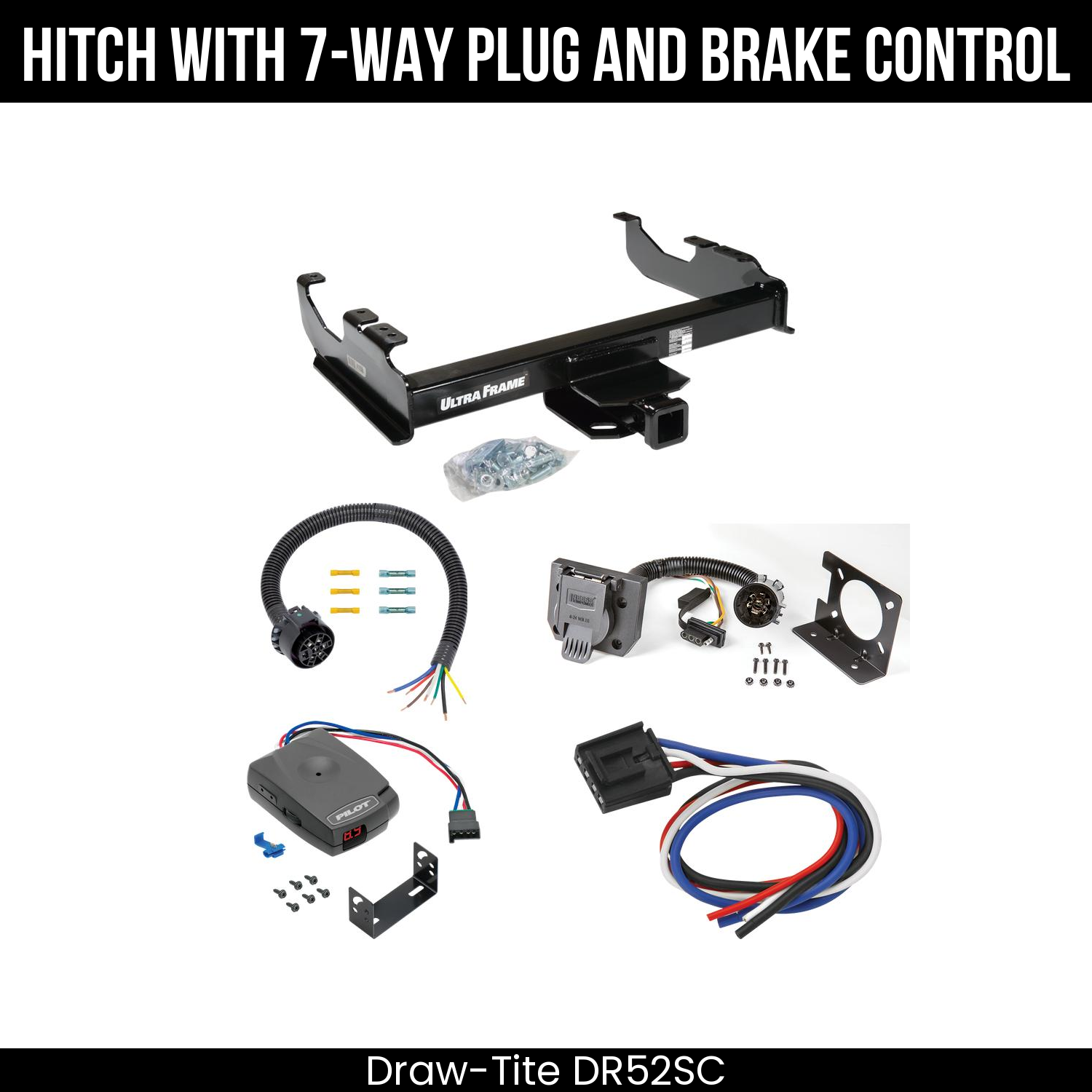 Trailer Hitch , 7-Way , Pro Series Pilot Brake Control