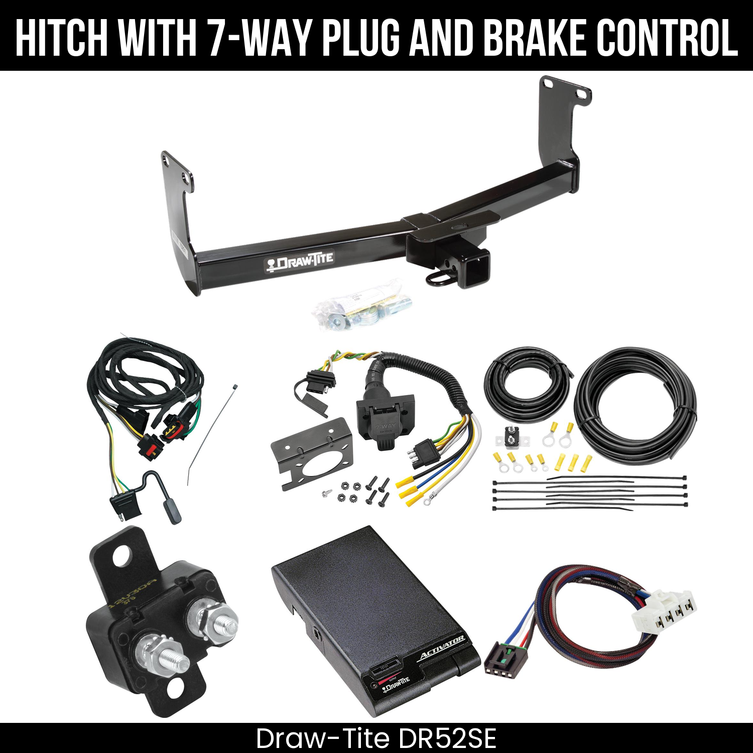 Trailer Hitch , 7-Way , Draw-Tite Activator Brake Control