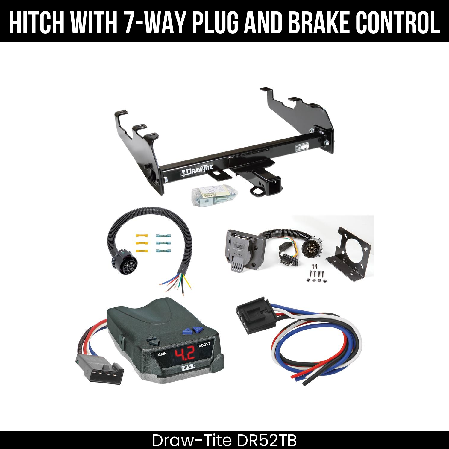 Trailer Hitch , 7-Way , Reese Brake EVN Control