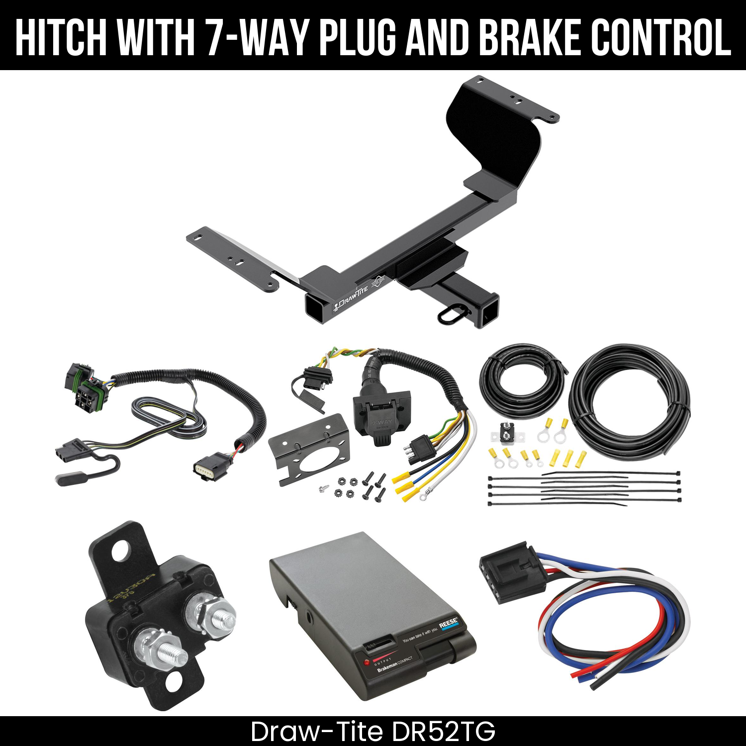 Trailer Hitch , 7-Way , Reese Brakeman Brake Control