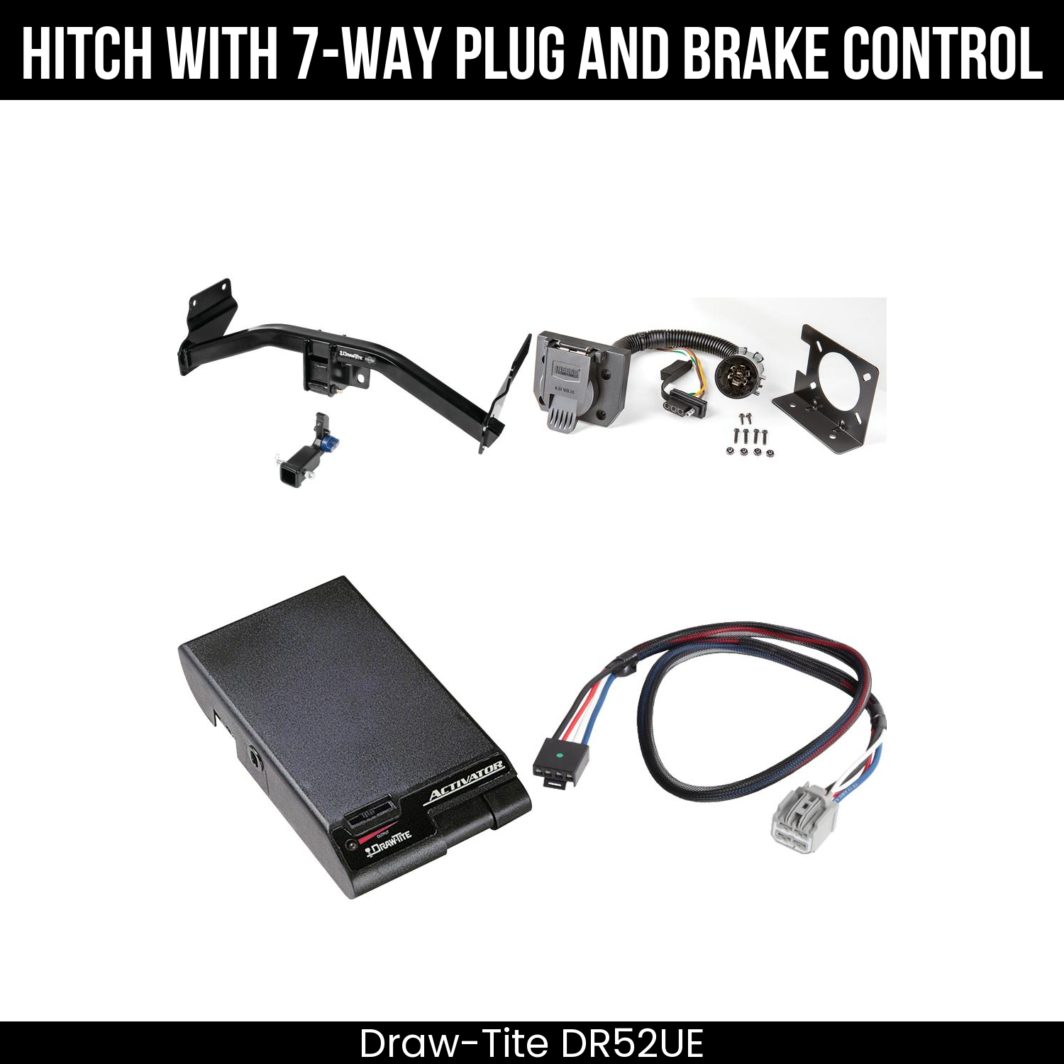 Trailer Hitch , 7-Way , Draw-Tite Activator Brake Control