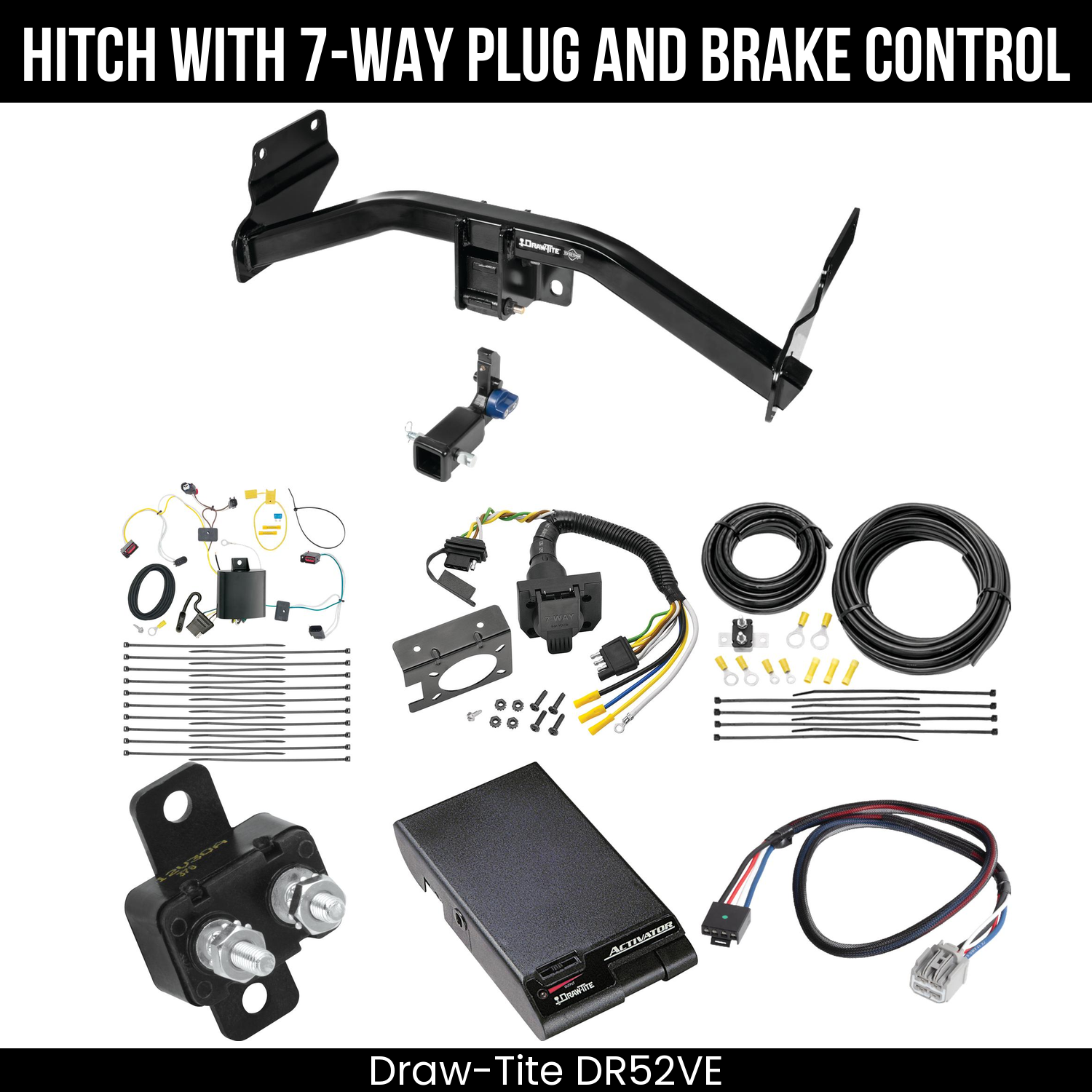 Trailer Hitch , 7-Way , Draw-Tite Activator Brake Control