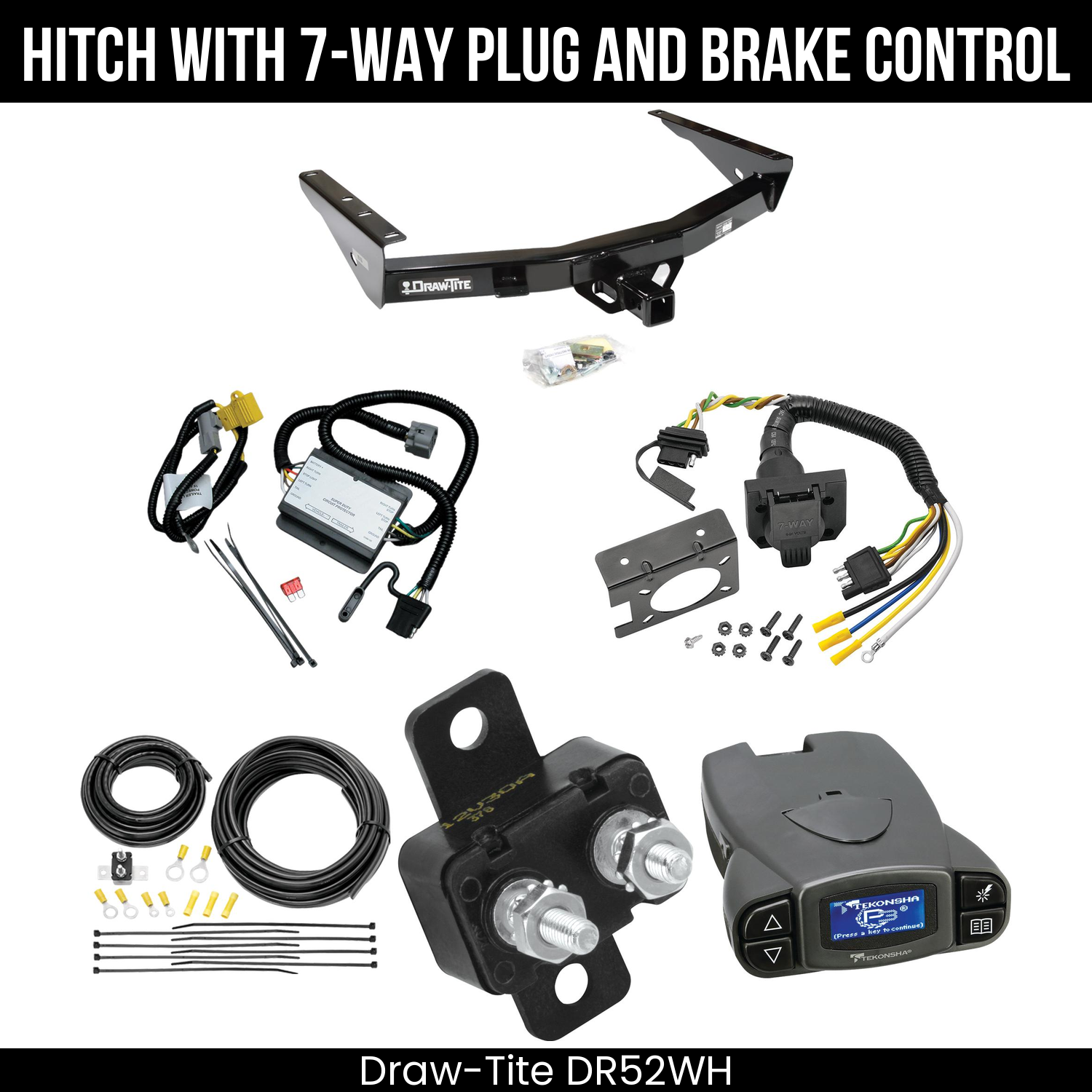 Trailer Hitch , 7-Way , Tekonsha Prodigy P3 Brake Control